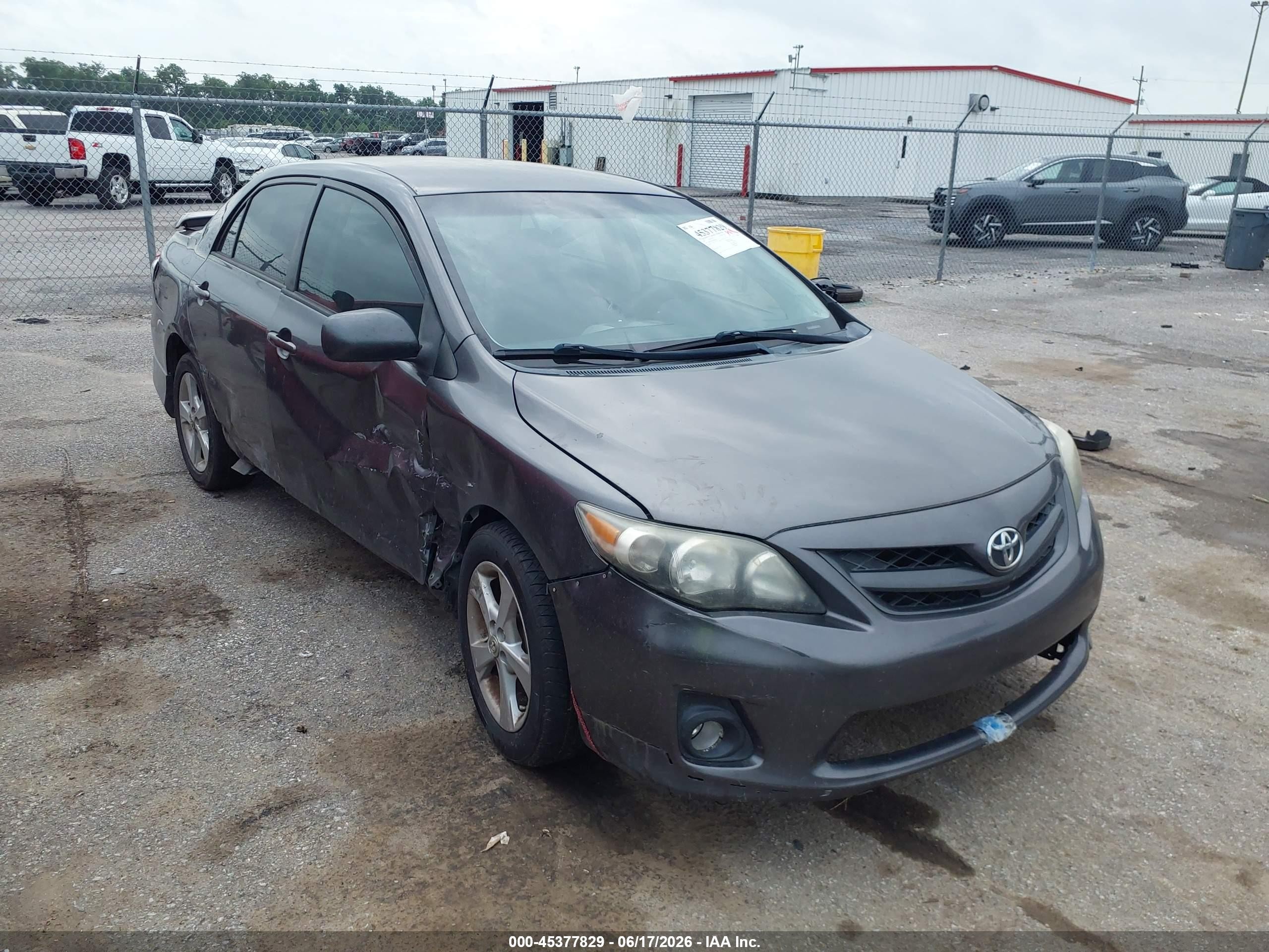 2012 Toyota Corolla S Gray vin: 5YFBU4EE3CP014185
