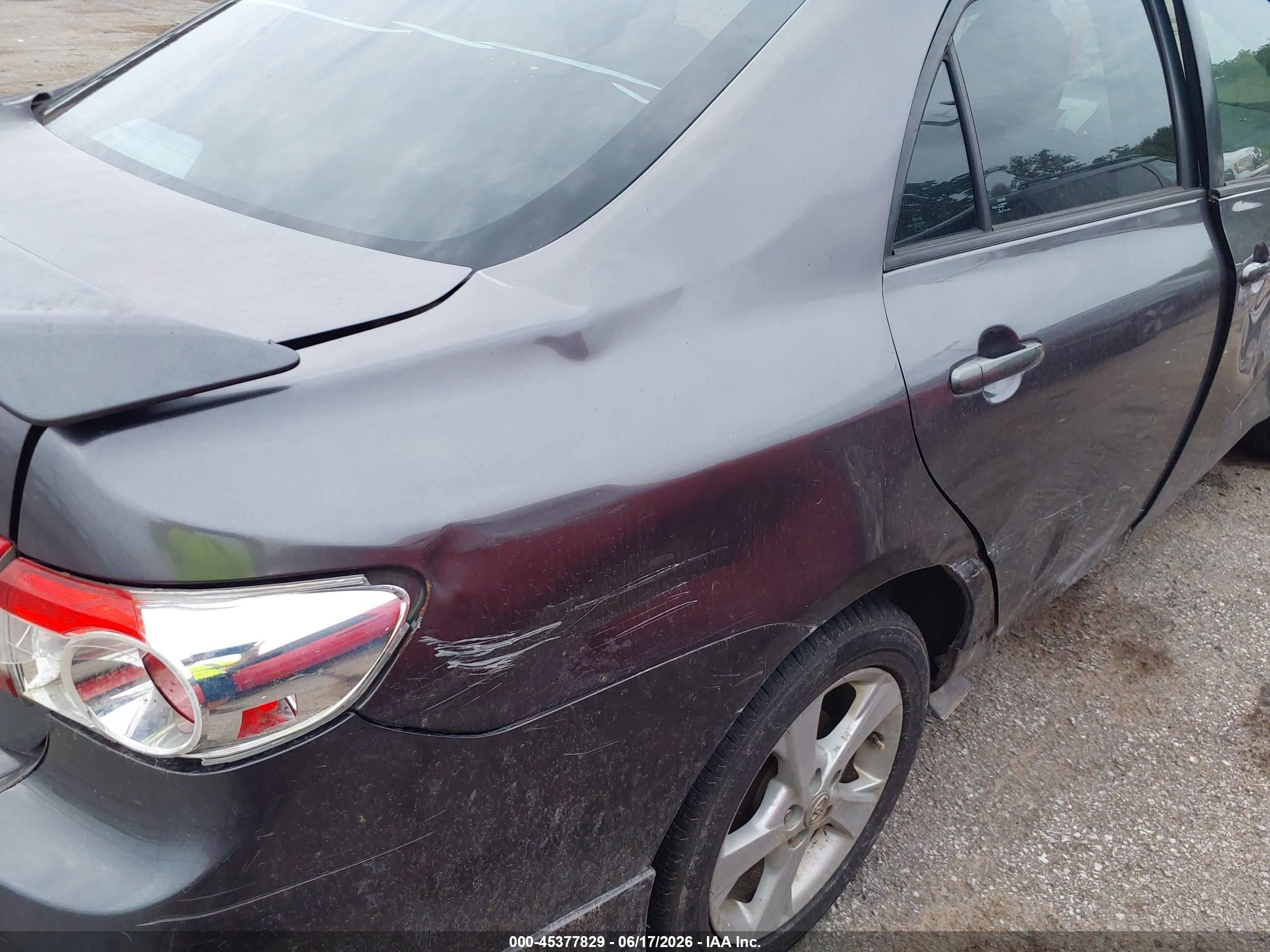 2012 Toyota Corolla S Gray vin: 5YFBU4EE3CP014185