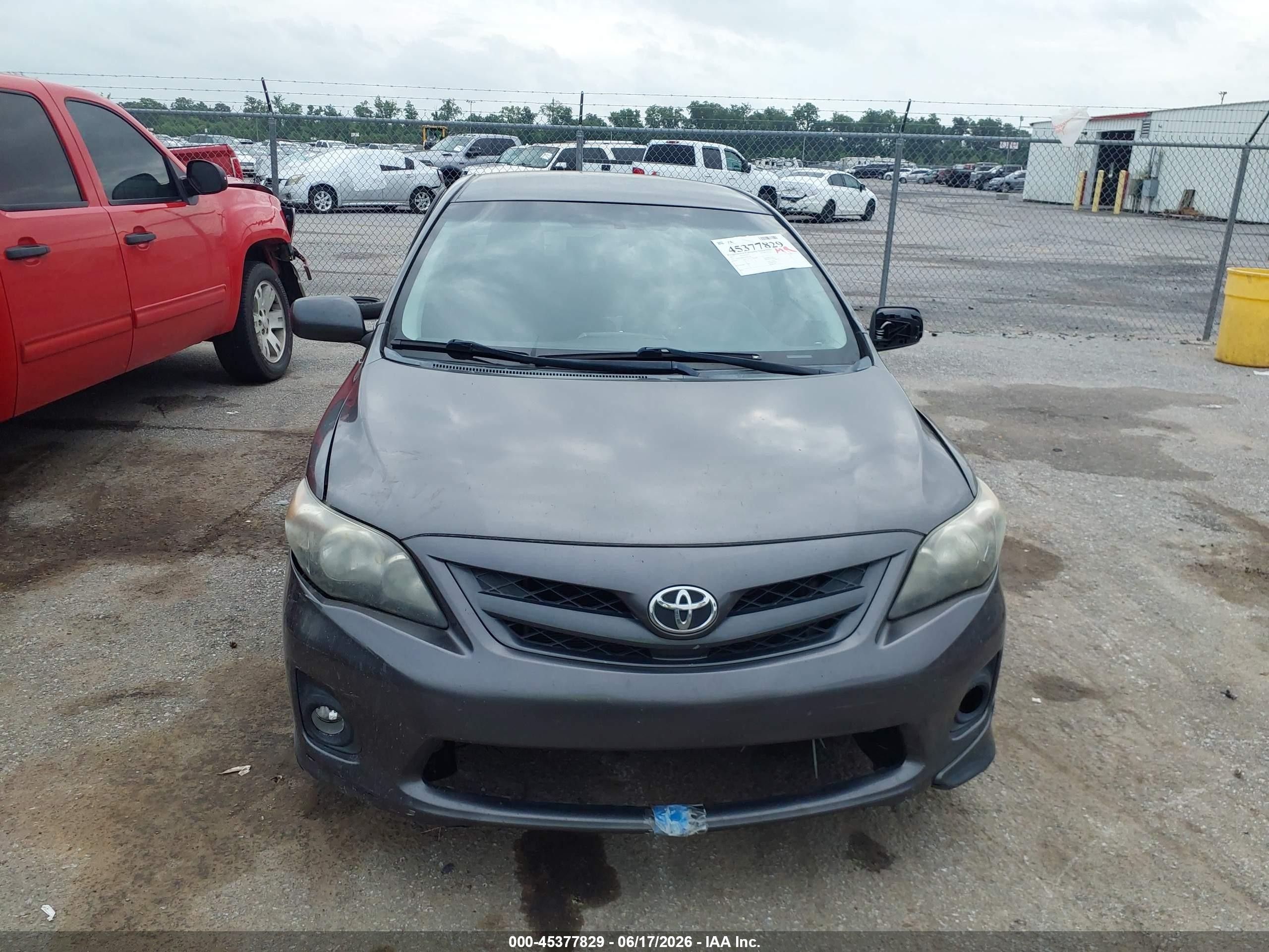2012 Toyota Corolla S Gray vin: 5YFBU4EE3CP014185