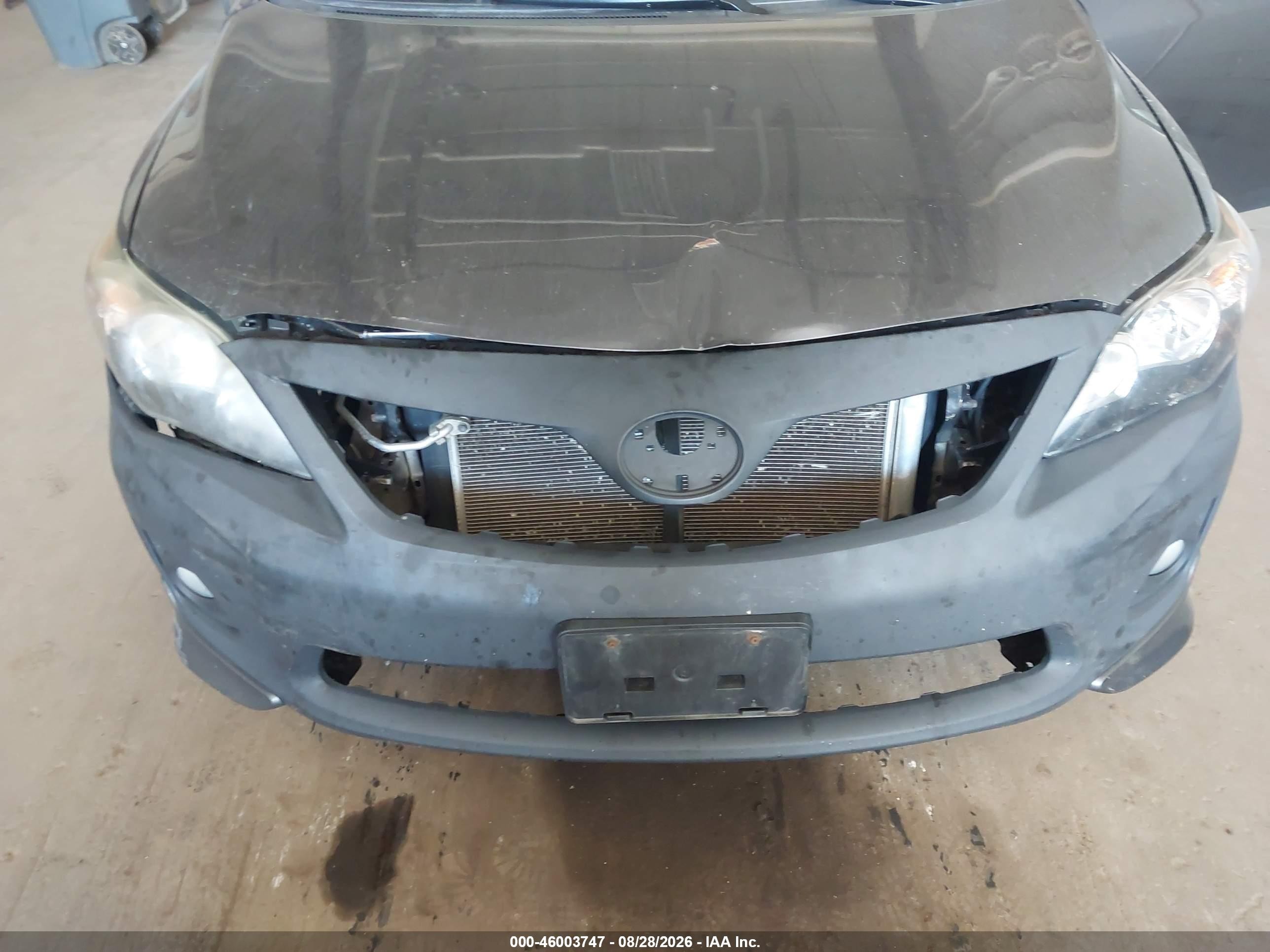 2012 Toyota Corolla S Gray vin: 5YFBU4EE3CP015210