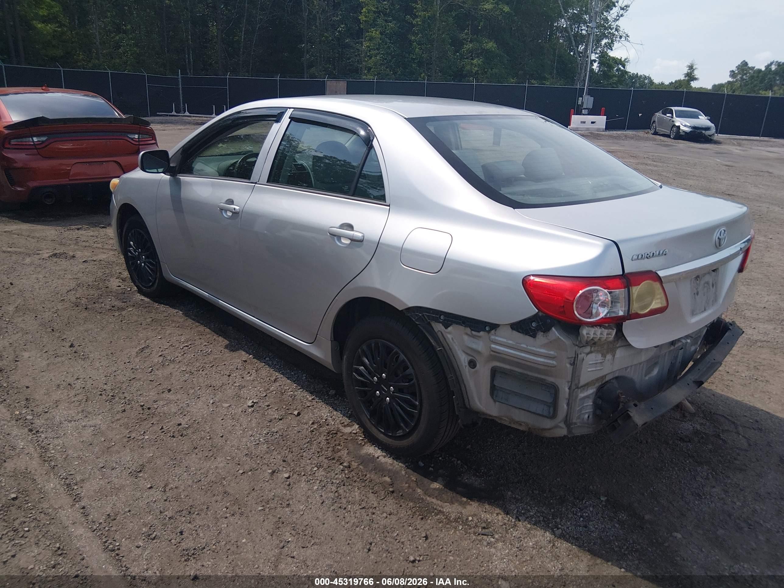 2012 Toyota Corolla L Gray vin: 5YFBU4EE3CP020598