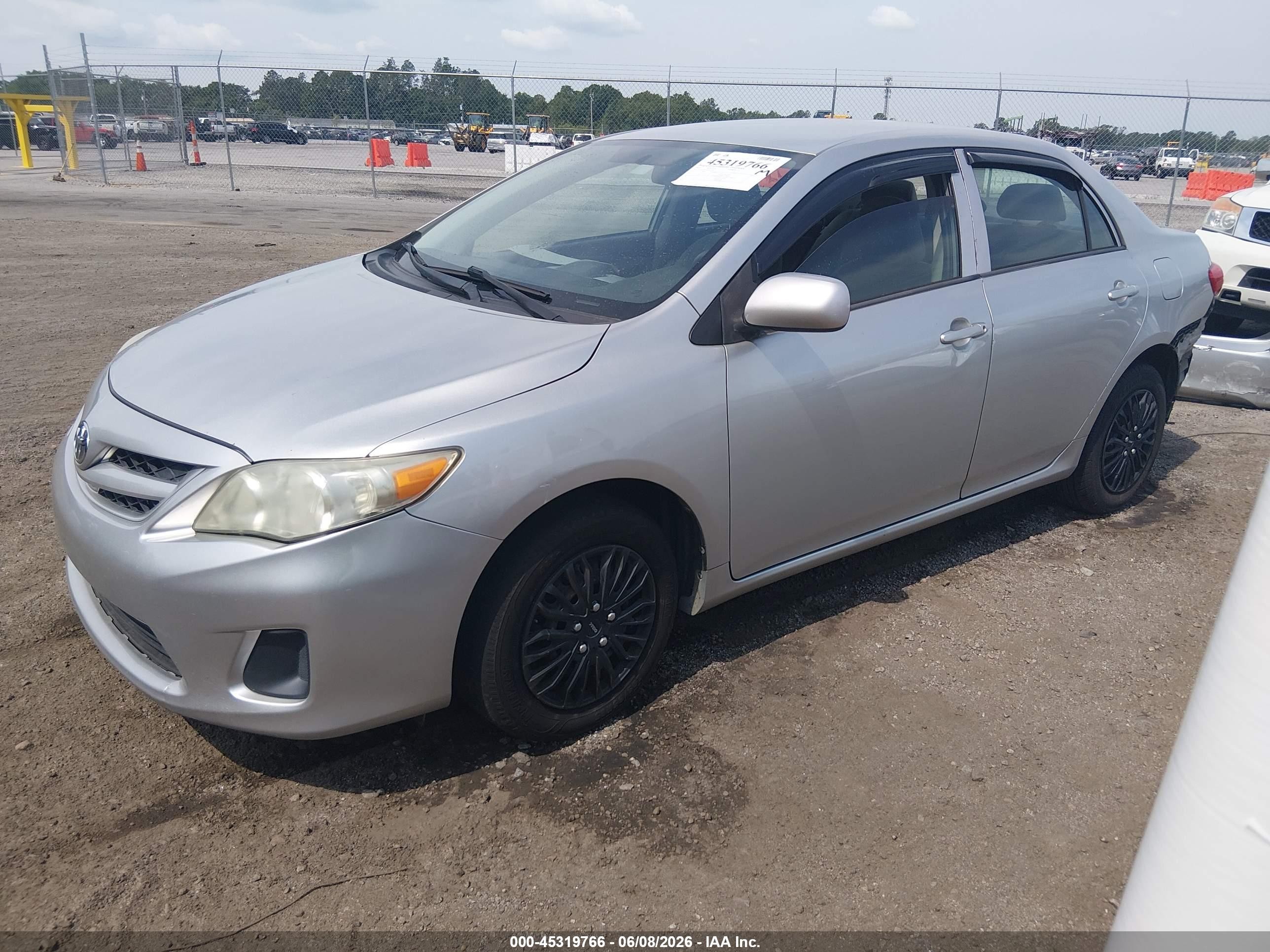 2012 Toyota Corolla L Gray vin: 5YFBU4EE3CP020598