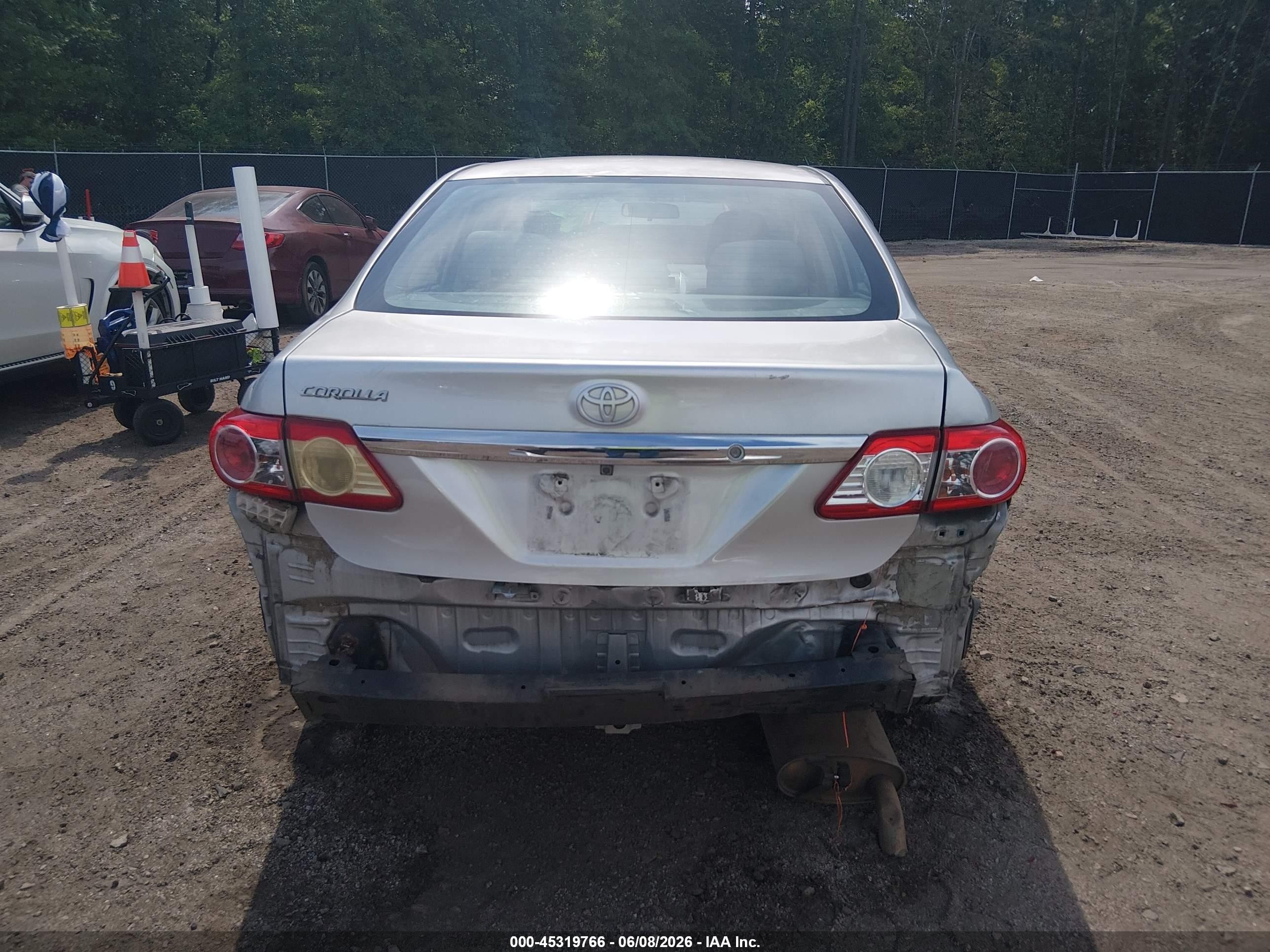 2012 Toyota Corolla L Gray vin: 5YFBU4EE3CP020598