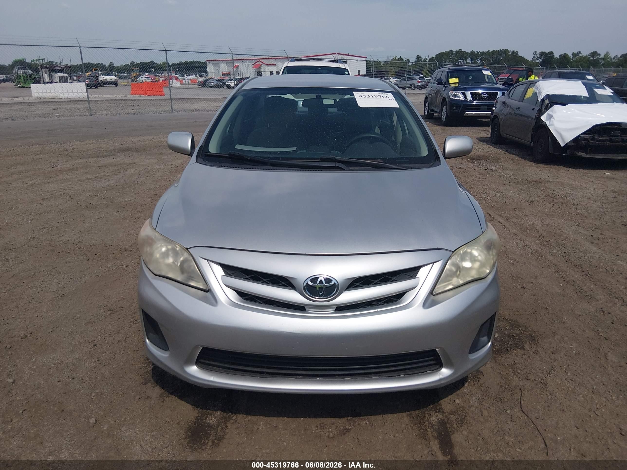 2012 Toyota Corolla L Gray vin: 5YFBU4EE3CP020598