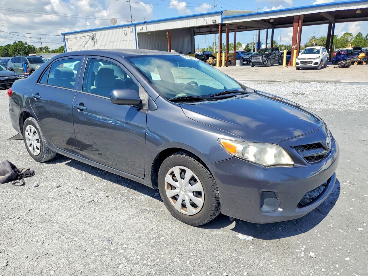 2012 Toyota Corolla L Gray vin: 5YFBU4EE3CP020794