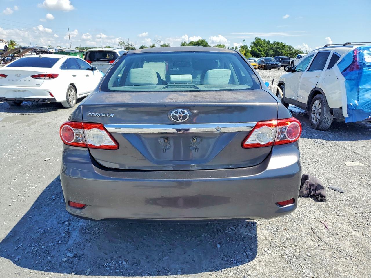 2012 Toyota Corolla L Gray vin: 5YFBU4EE3CP020794