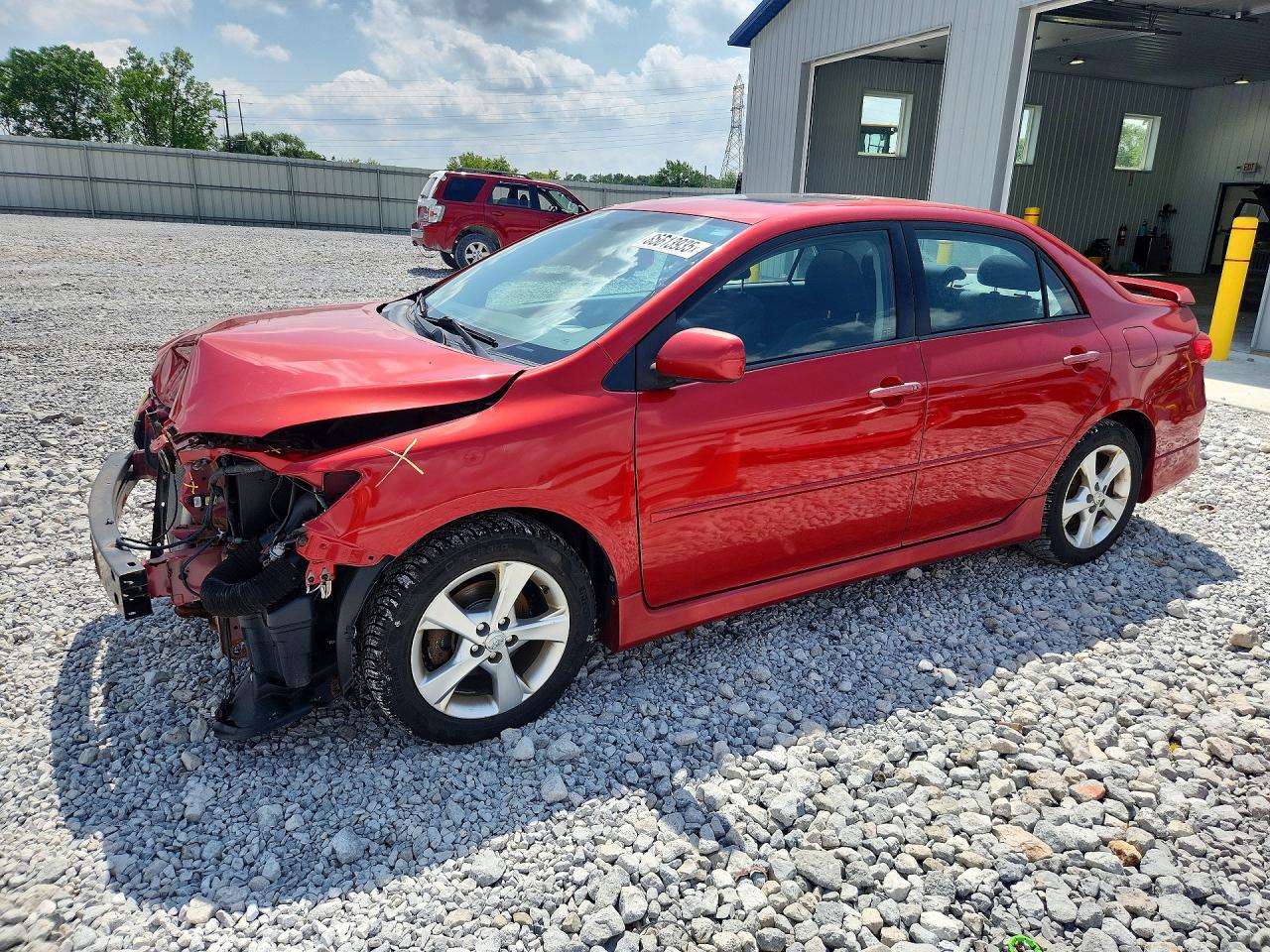2012 Toyota Corolla S Red vin: 5YFBU4EE3CP023663