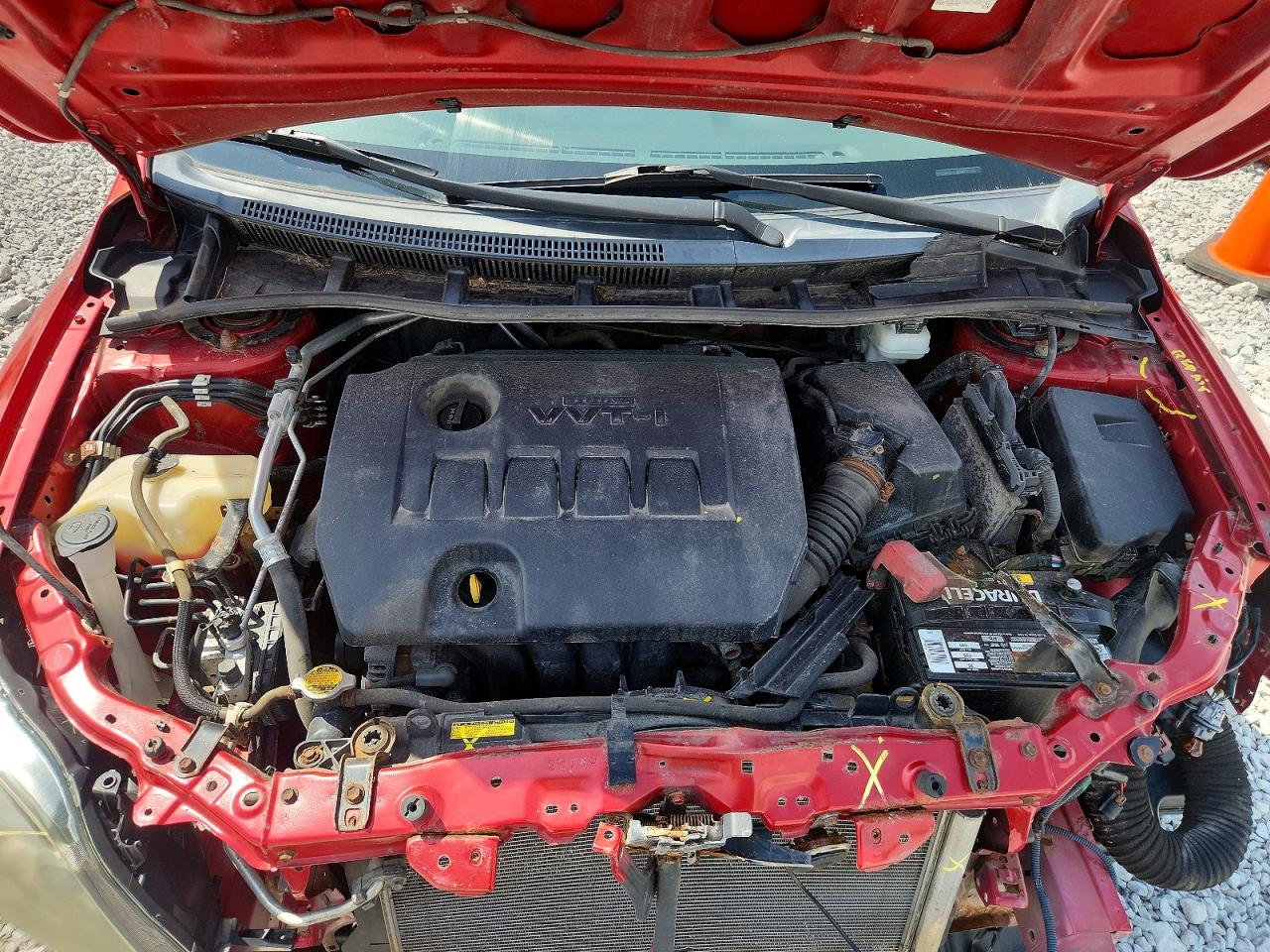 2012 Toyota Corolla S Red vin: 5YFBU4EE3CP023663