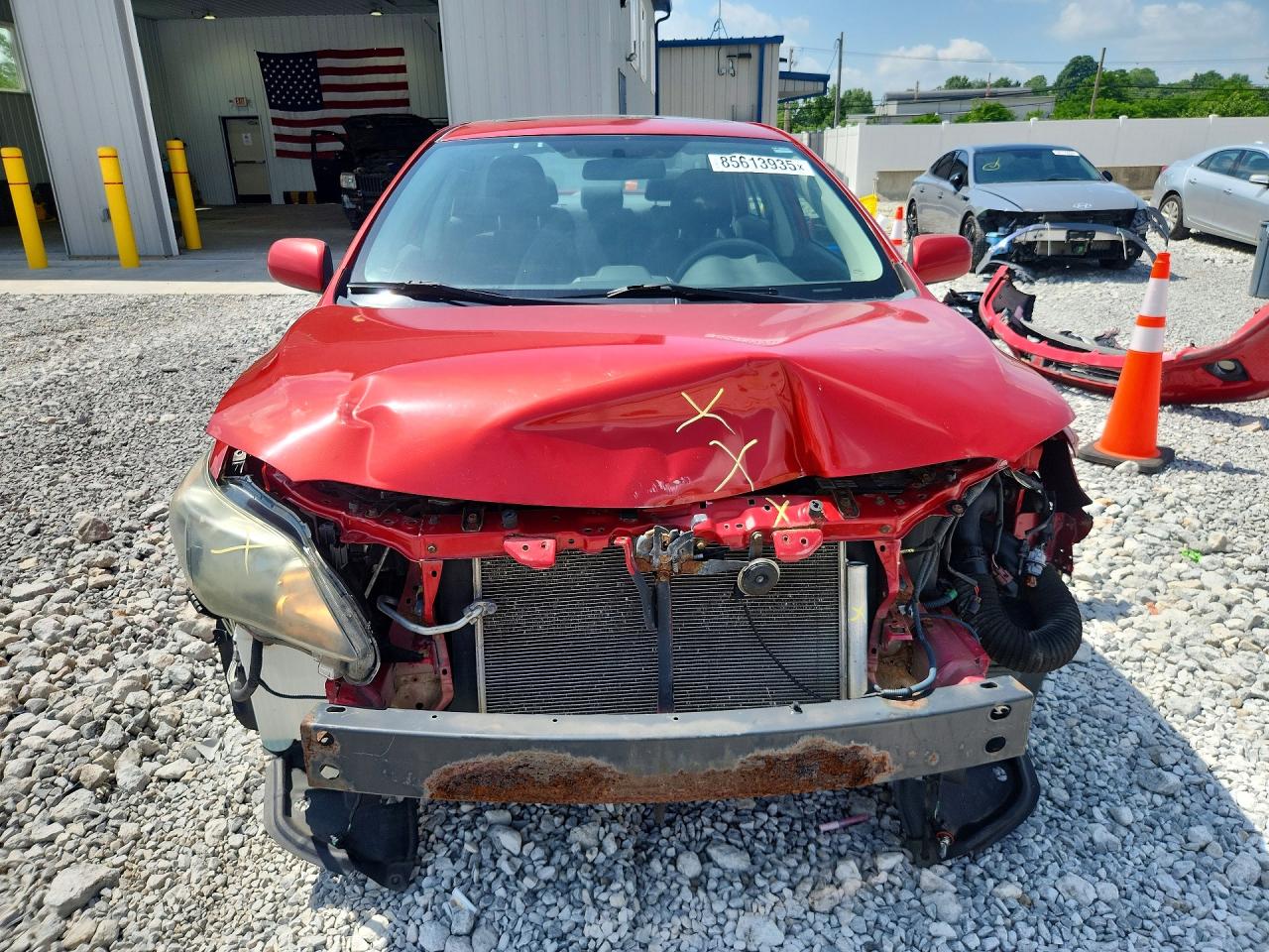 2012 Toyota Corolla S Red vin: 5YFBU4EE3CP023663