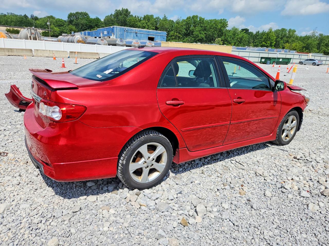 2012 Toyota Corolla S Red vin: 5YFBU4EE3CP023663