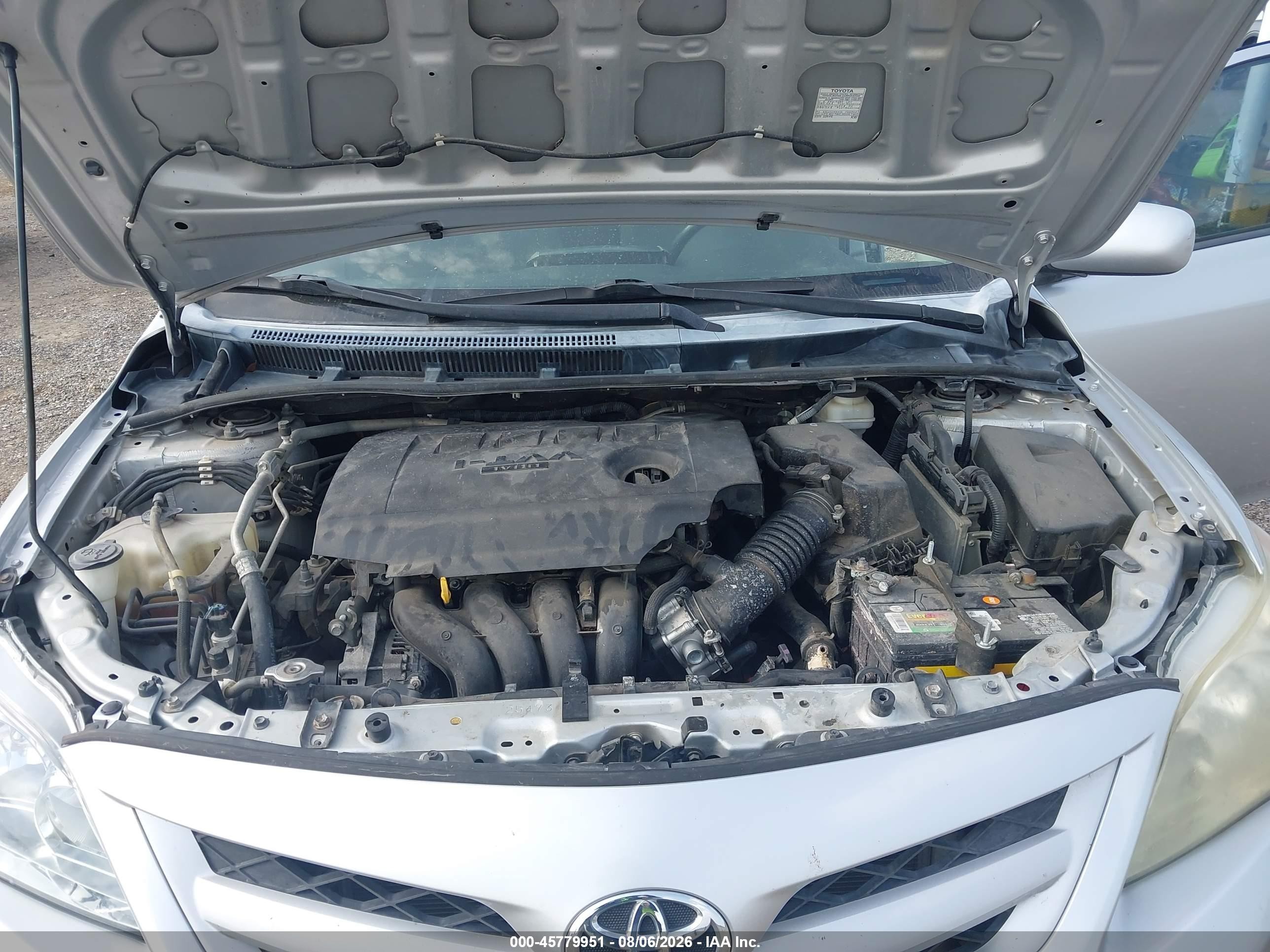 2012 Toyota Corolla L Silver vin: 5YFBU4EE3CP026367