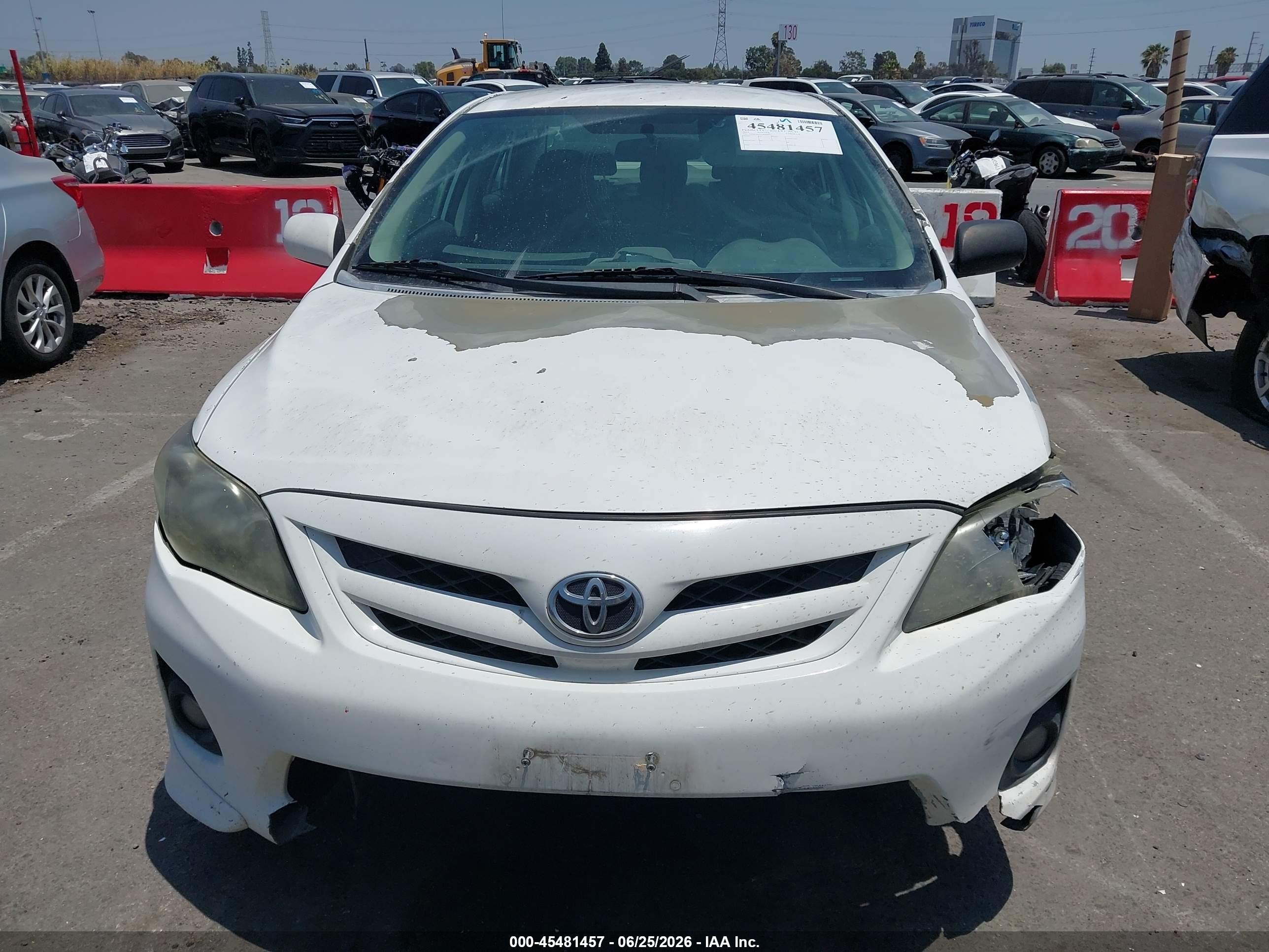 2012 Toyota Corolla S White vin: 5YFBU4EE3CP026997