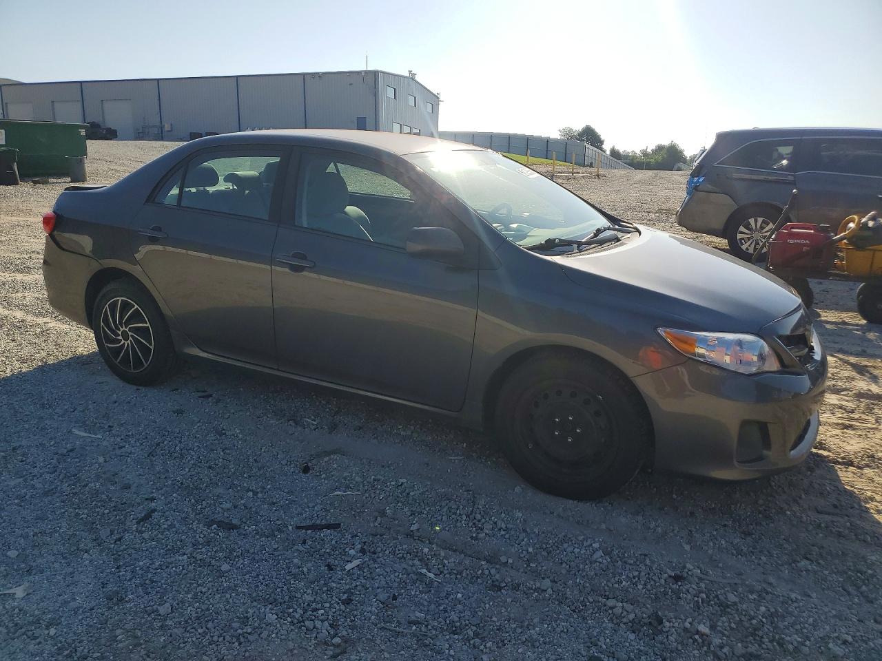 2012 Toyota Corolla Le Gray vin: 5YFBU4EE3CP035103
