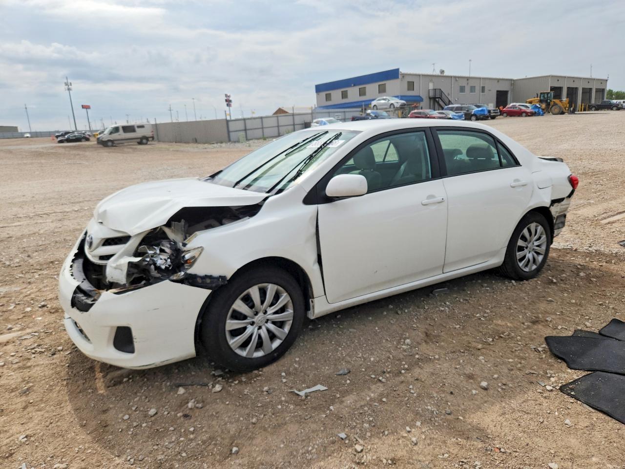 2012 Toyota Corolla Le White vin: 5YFBU4EE3CP035750