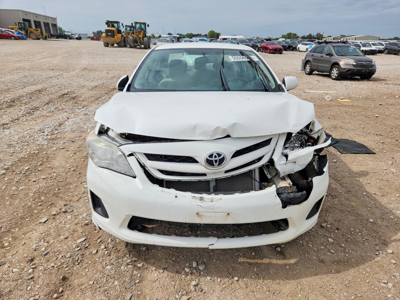 2012 Toyota Corolla Le White vin: 5YFBU4EE3CP035750