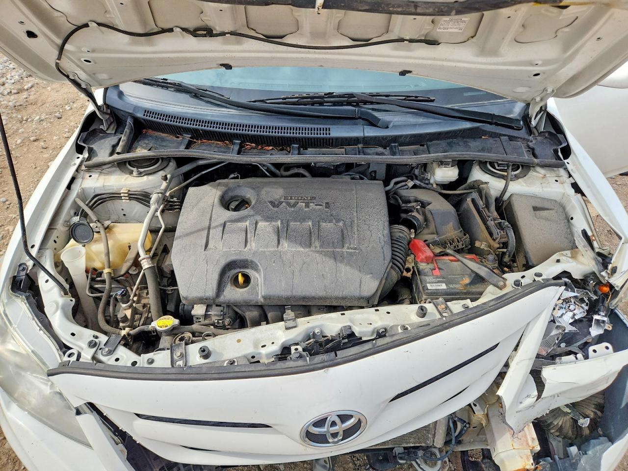 2012 Toyota Corolla Le White vin: 5YFBU4EE3CP035750
