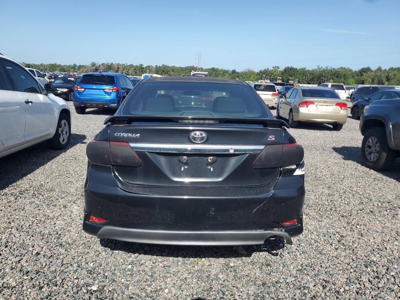 2012 Toyota Corolla S Black vin: 5YFBU4EE3CP036123