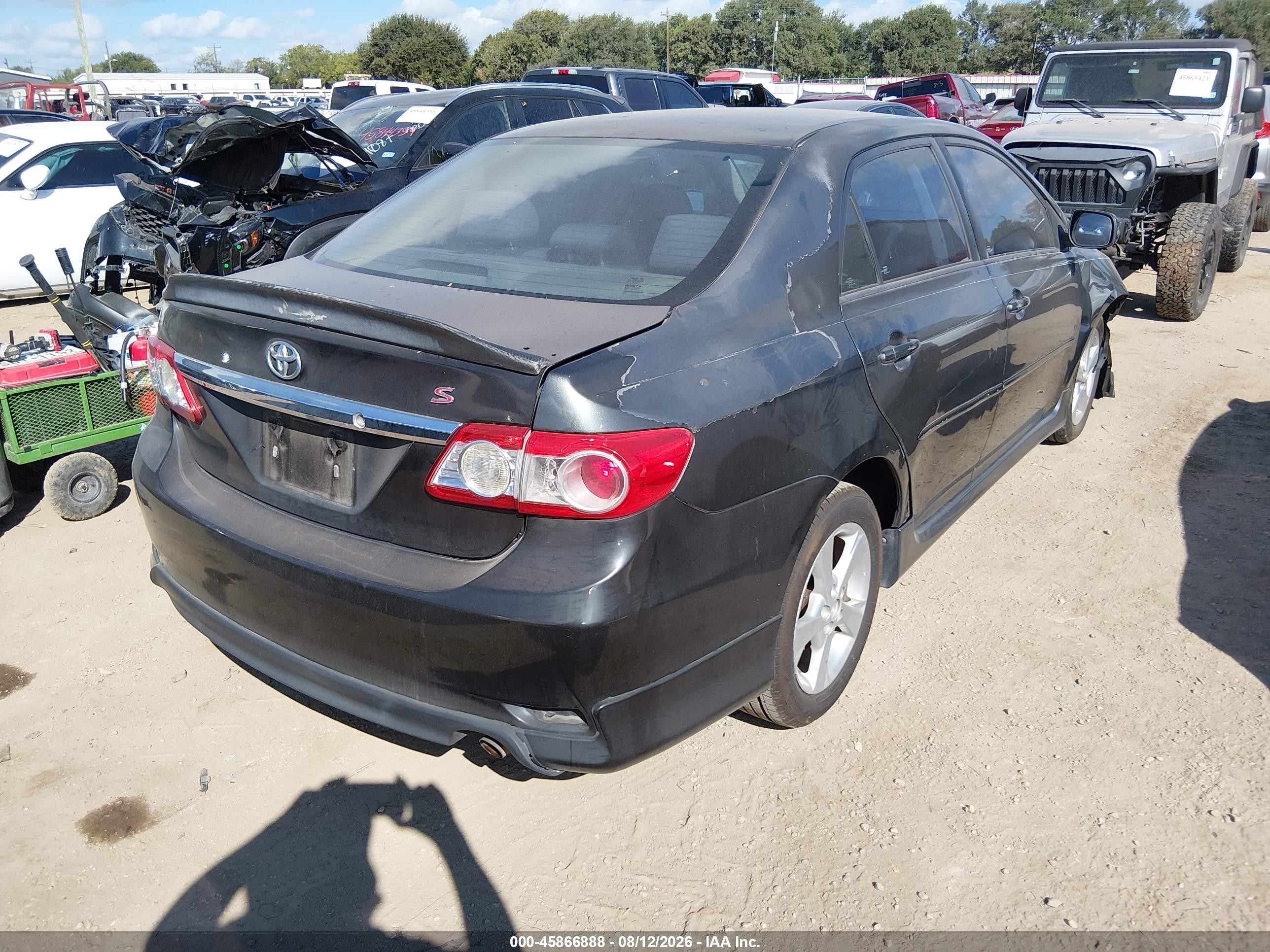 2012 Toyota Corolla S Gray vin: 5YFBU4EE3CP048255