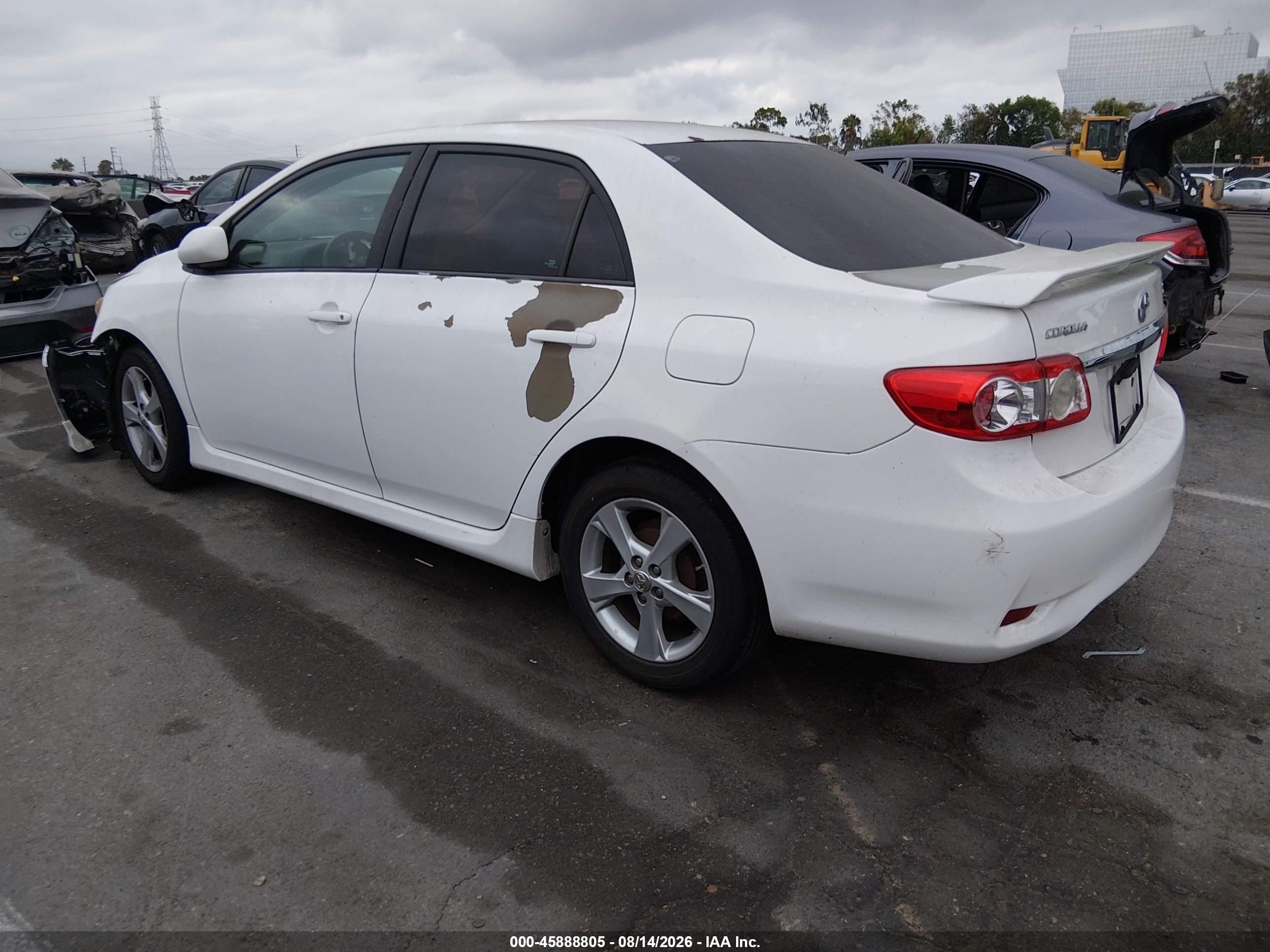 2012 Toyota Corolla S White vin: 5YFBU4EE3CP049969