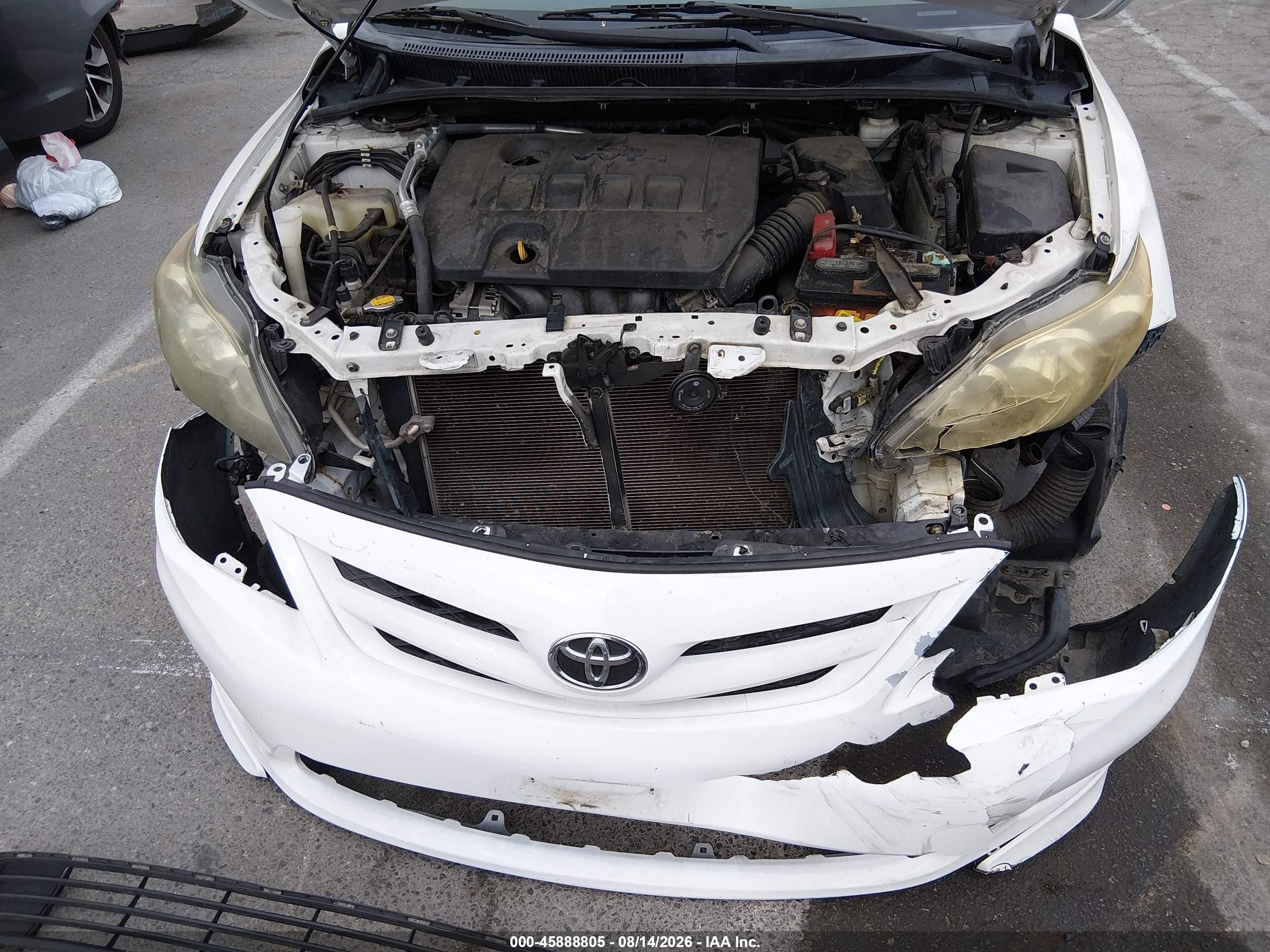 2012 Toyota Corolla S White vin: 5YFBU4EE3CP049969