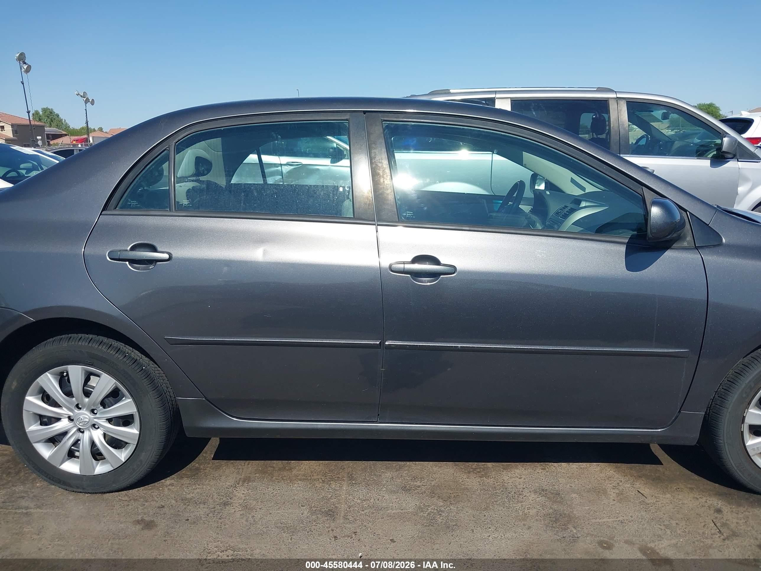 2012 Toyota Corolla Le Gray vin: 5YFBU4EE3CP056503