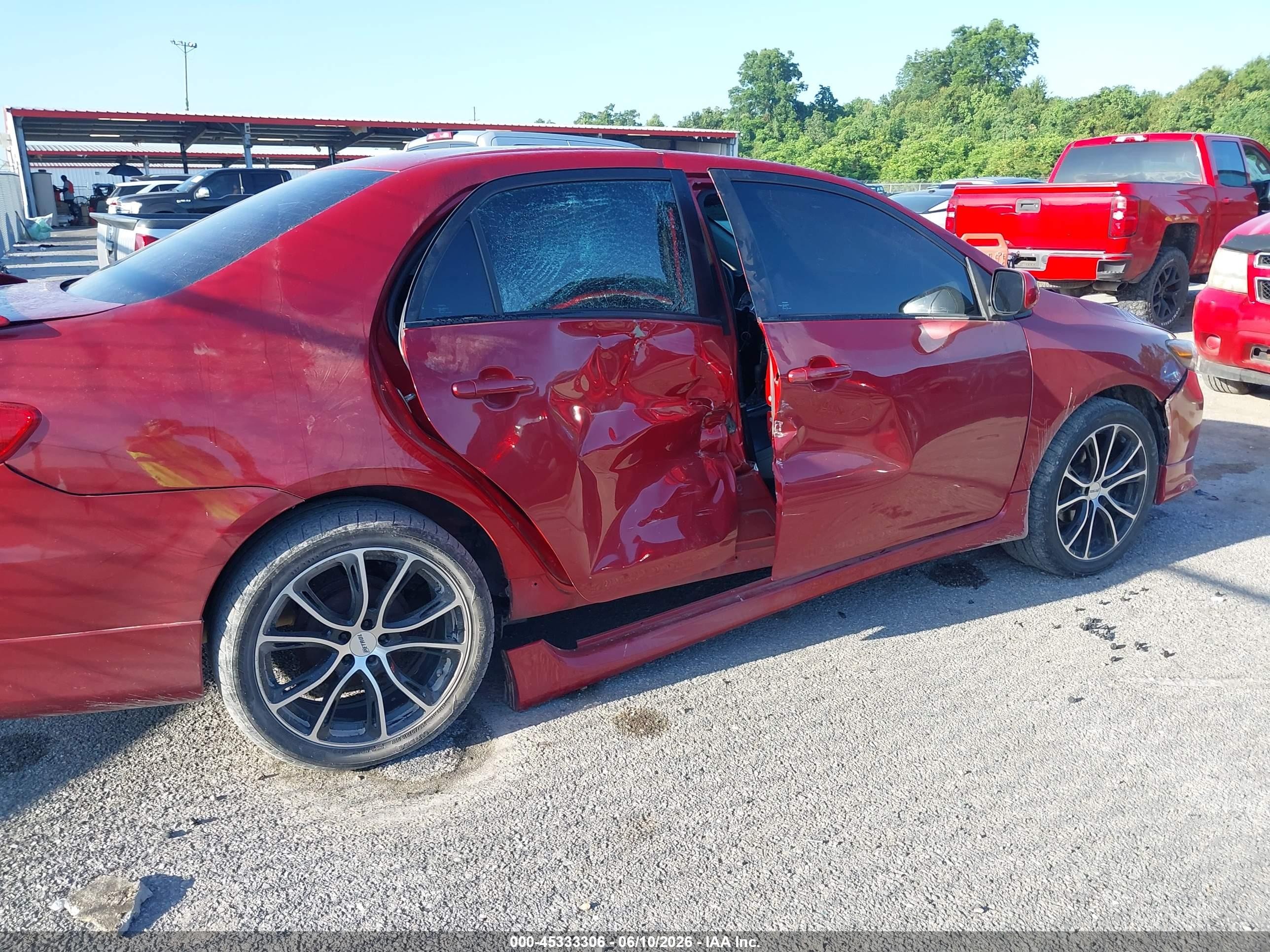 2012 Toyota Corolla S Red vin: 5YFBU4EE3CP058249