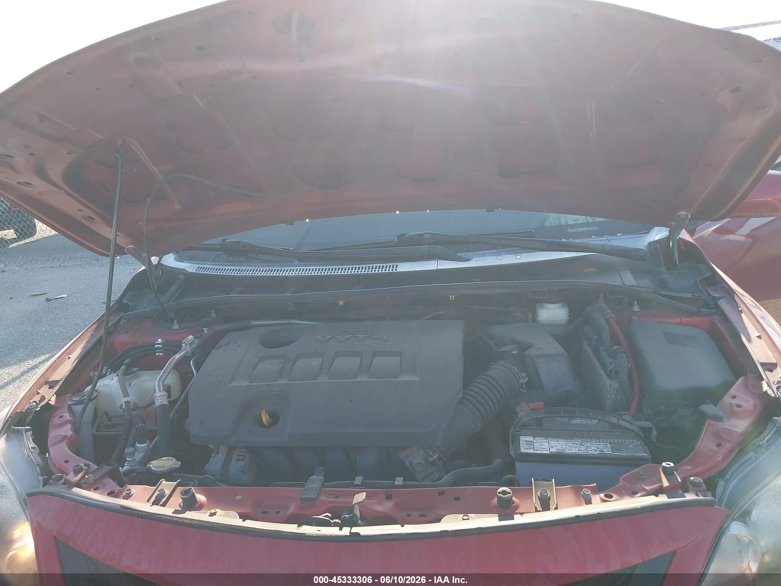2012 Toyota Corolla S Red vin: 5YFBU4EE3CP058249