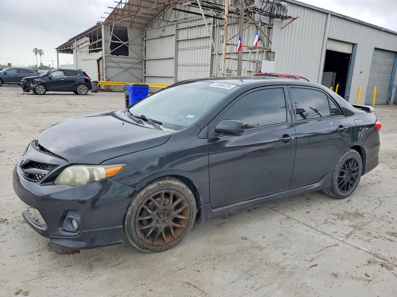 2013 Toyota Corolla S Black vin: 5YFBU4EE3DP074520