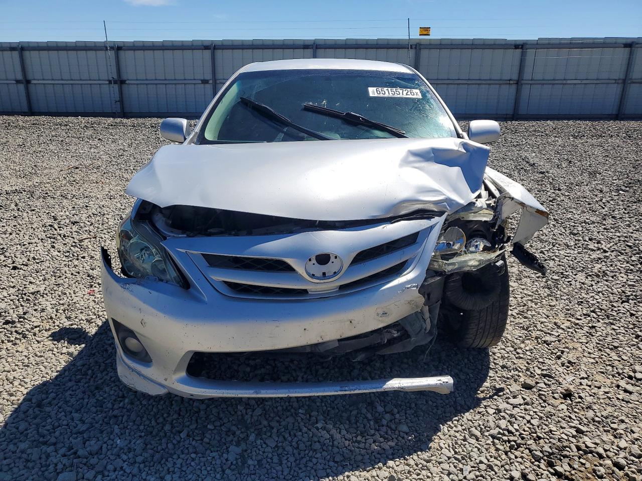 2013 Toyota Corolla S Silver vin: 5YFBU4EE3DP078213