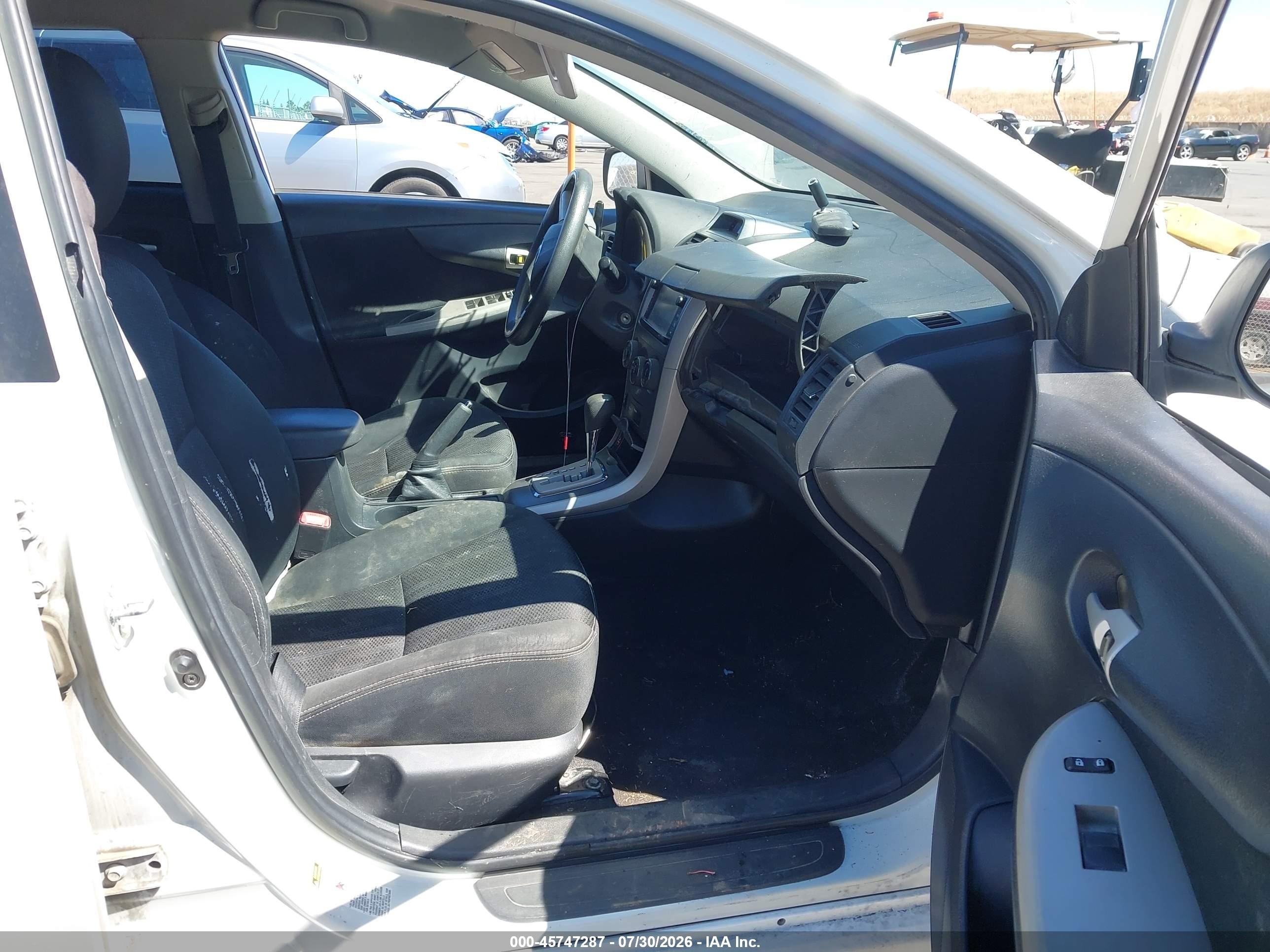 2013 Toyota Corolla S Белый vin: 5YFBU4EE3DP084352