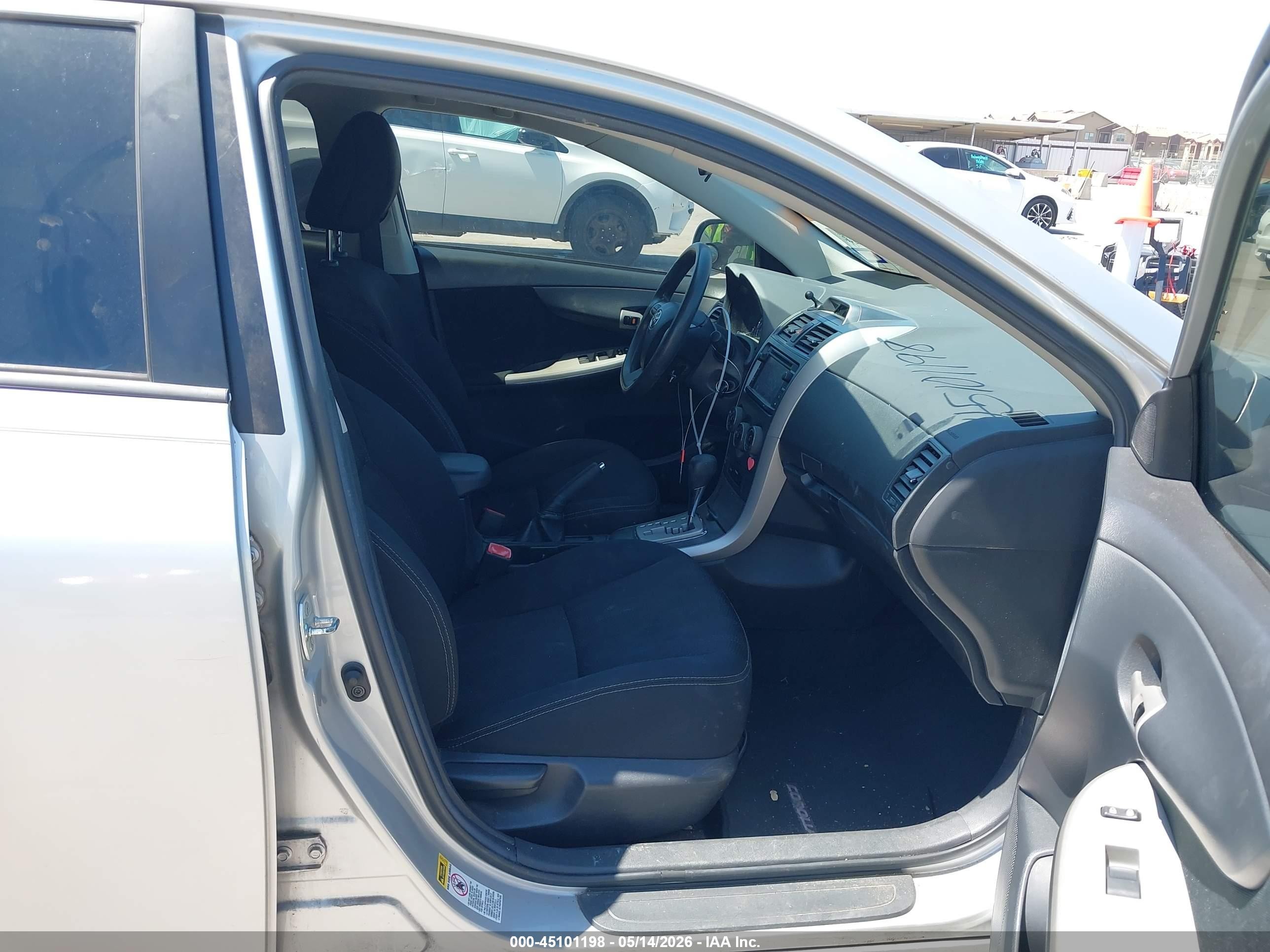 2013 Toyota Corolla S Silver vin: 5YFBU4EE3DP086117