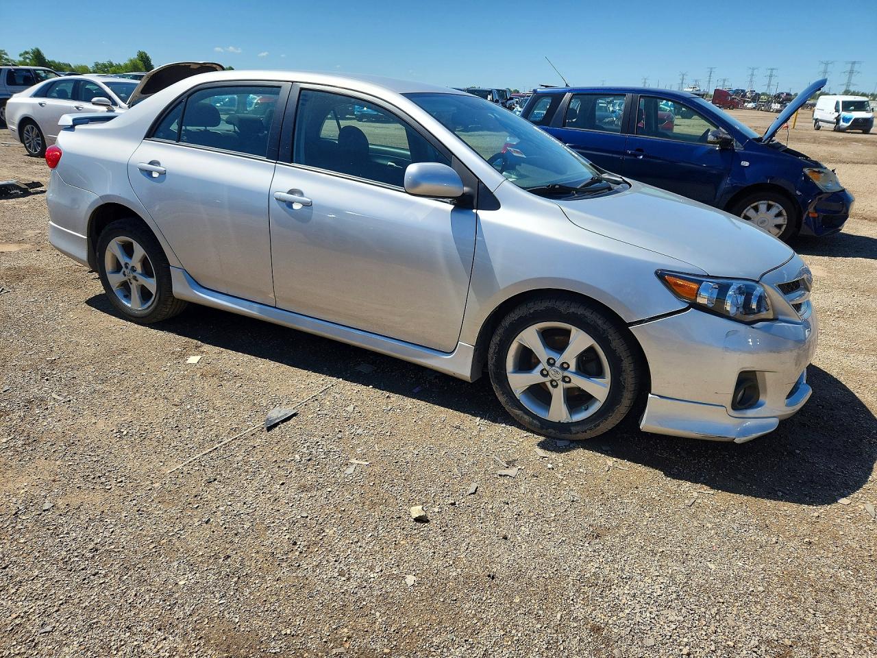 2013 Toyota Corolla S Silver vin: 5YFBU4EE3DP086926