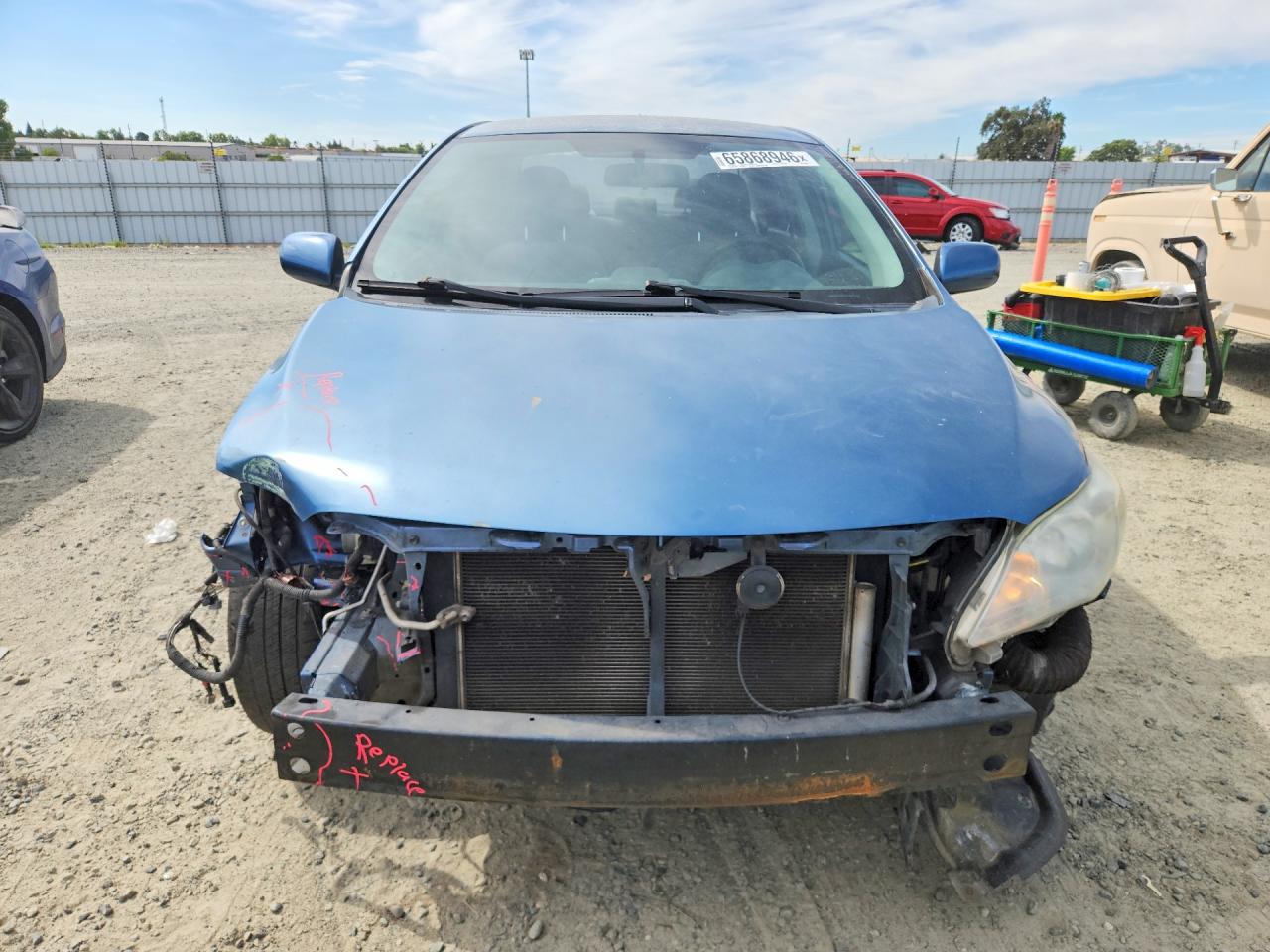 2013 Toyota Corolla Le Blue vin: 5YFBU4EE3DP093729