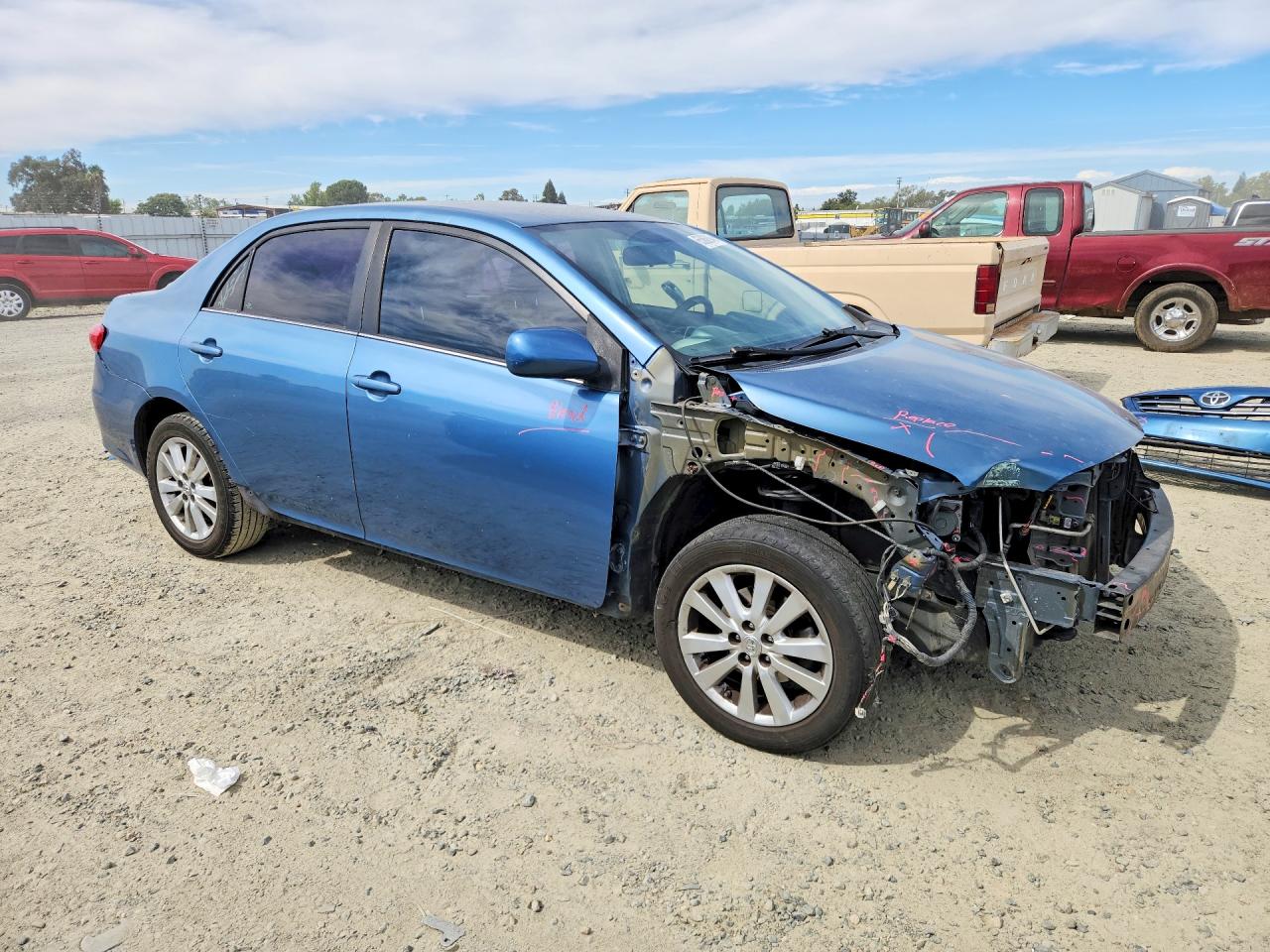 2013 Toyota Corolla Le Blue vin: 5YFBU4EE3DP093729