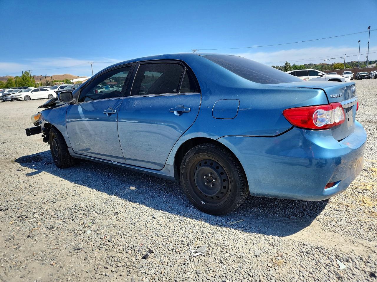 2013 Toyota Corolla Le Blue vin: 5YFBU4EE3DP106480