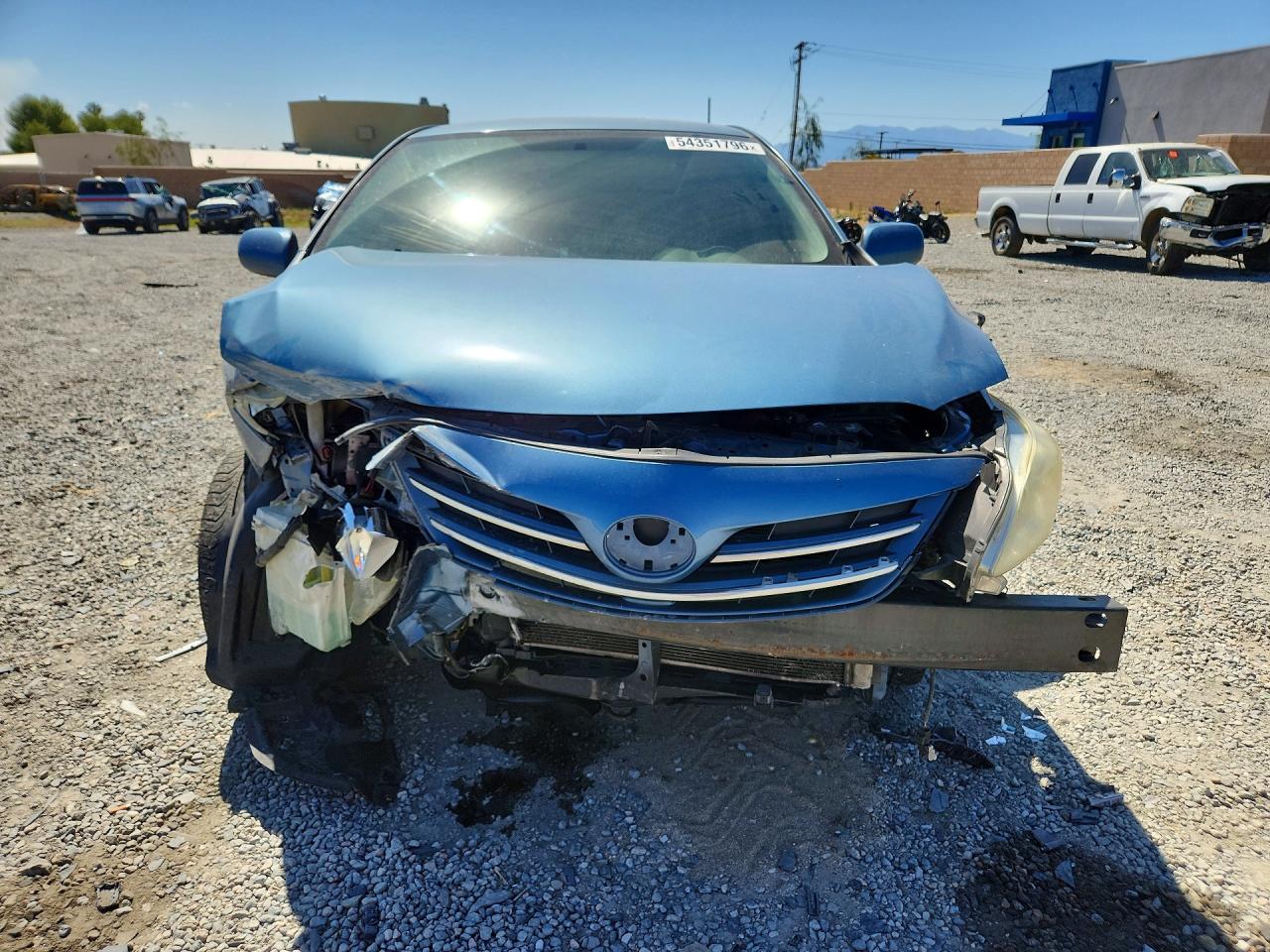 2013 Toyota Corolla Le Blue vin: 5YFBU4EE3DP106480