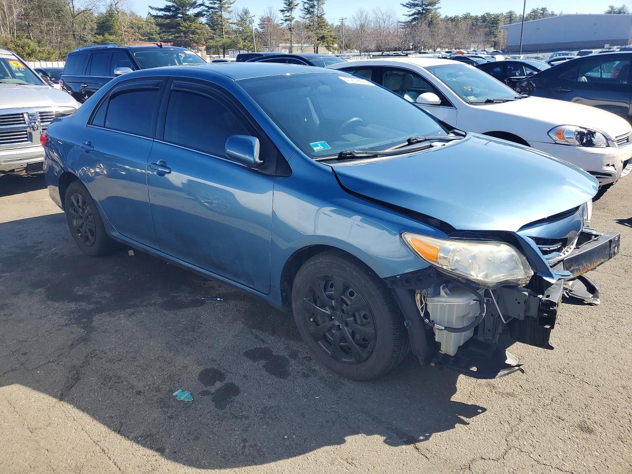 2013 Toyota Corolla Le Синий vin: 5YFBU4EE3DP114353