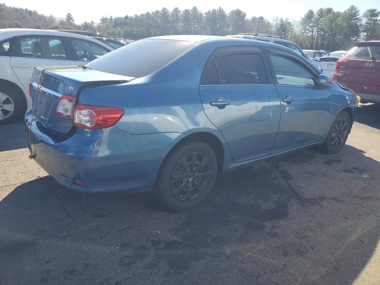 2013 Toyota Corolla Le Синий vin: 5YFBU4EE3DP114353
