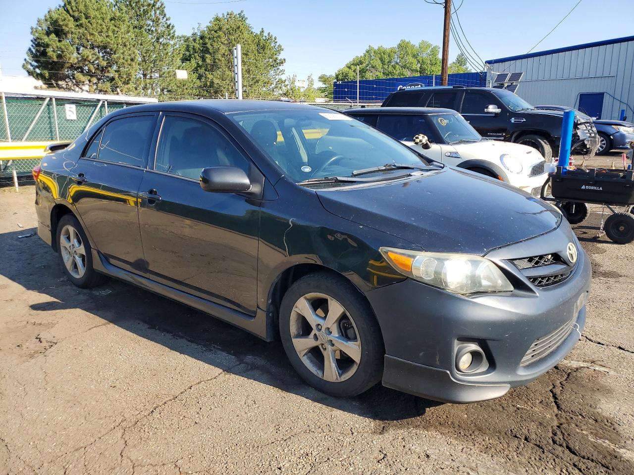 2013 Toyota Corolla S Black vin: 5YFBU4EE3DP120959