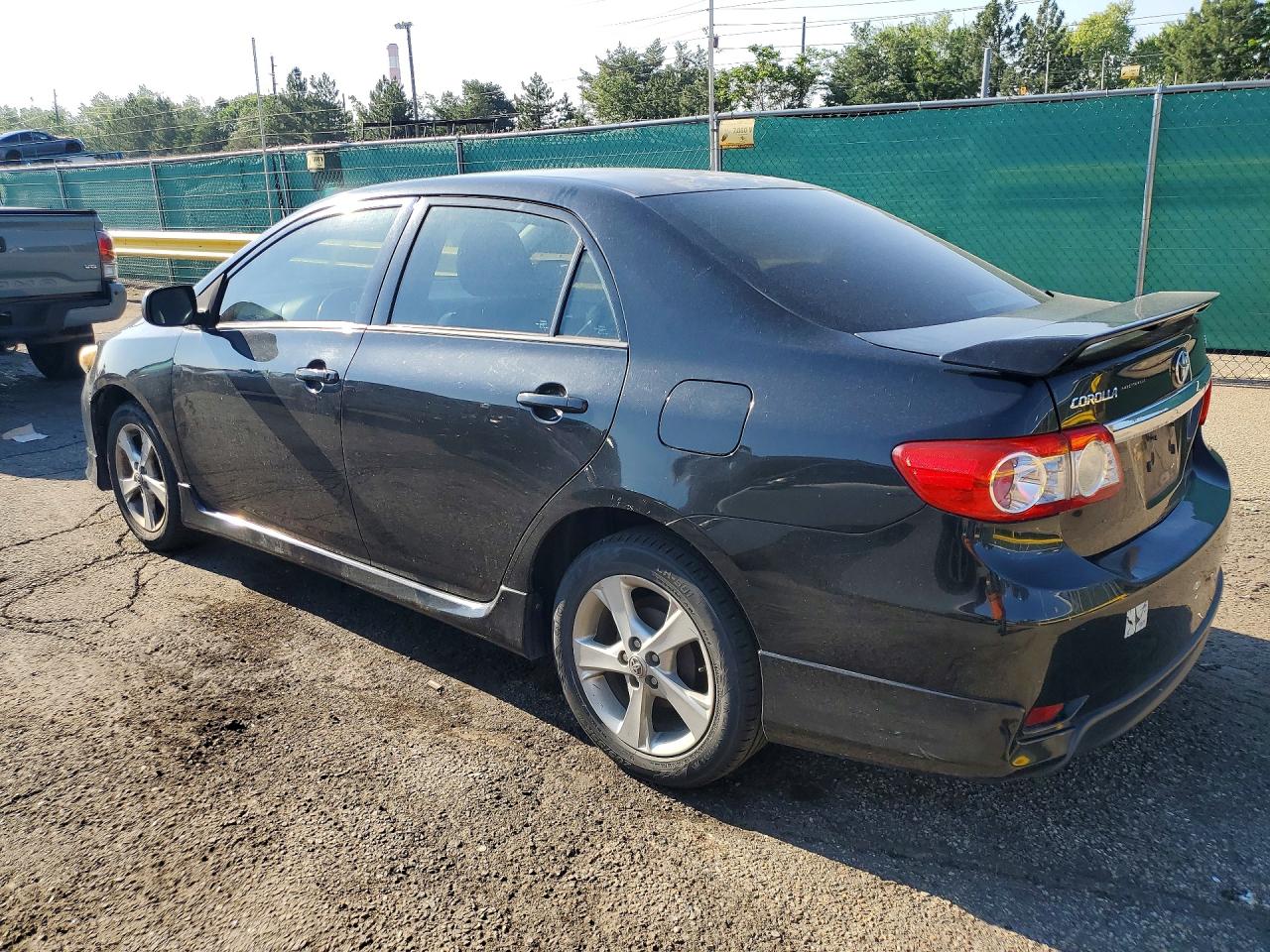 2013 Toyota Corolla S Black vin: 5YFBU4EE3DP120959