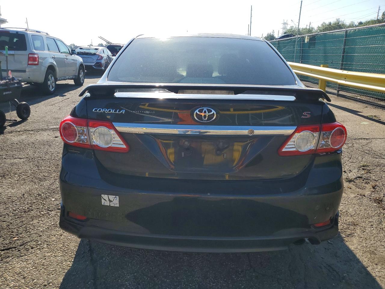 2013 Toyota Corolla S Black vin: 5YFBU4EE3DP120959