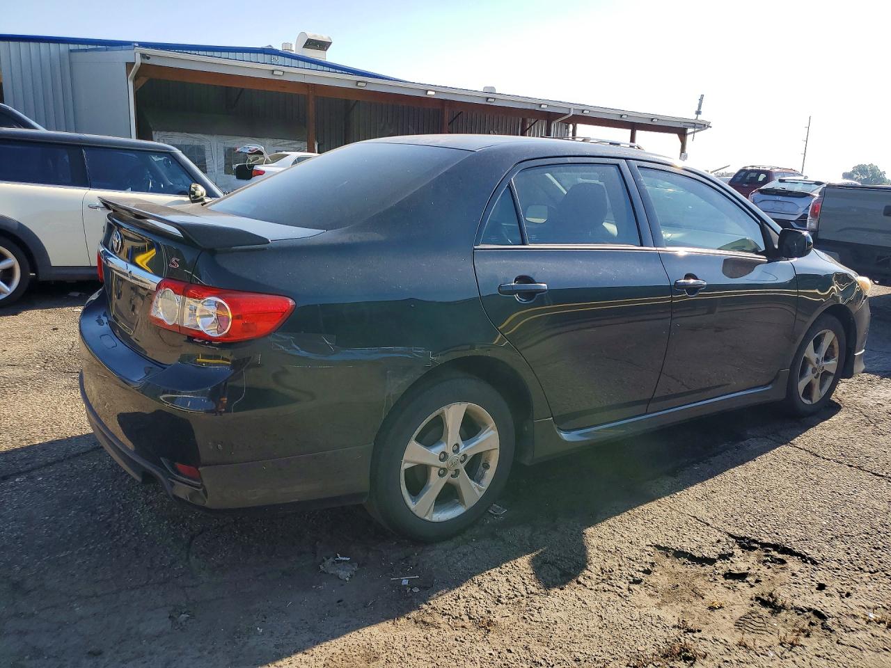2013 Toyota Corolla S Black vin: 5YFBU4EE3DP120959