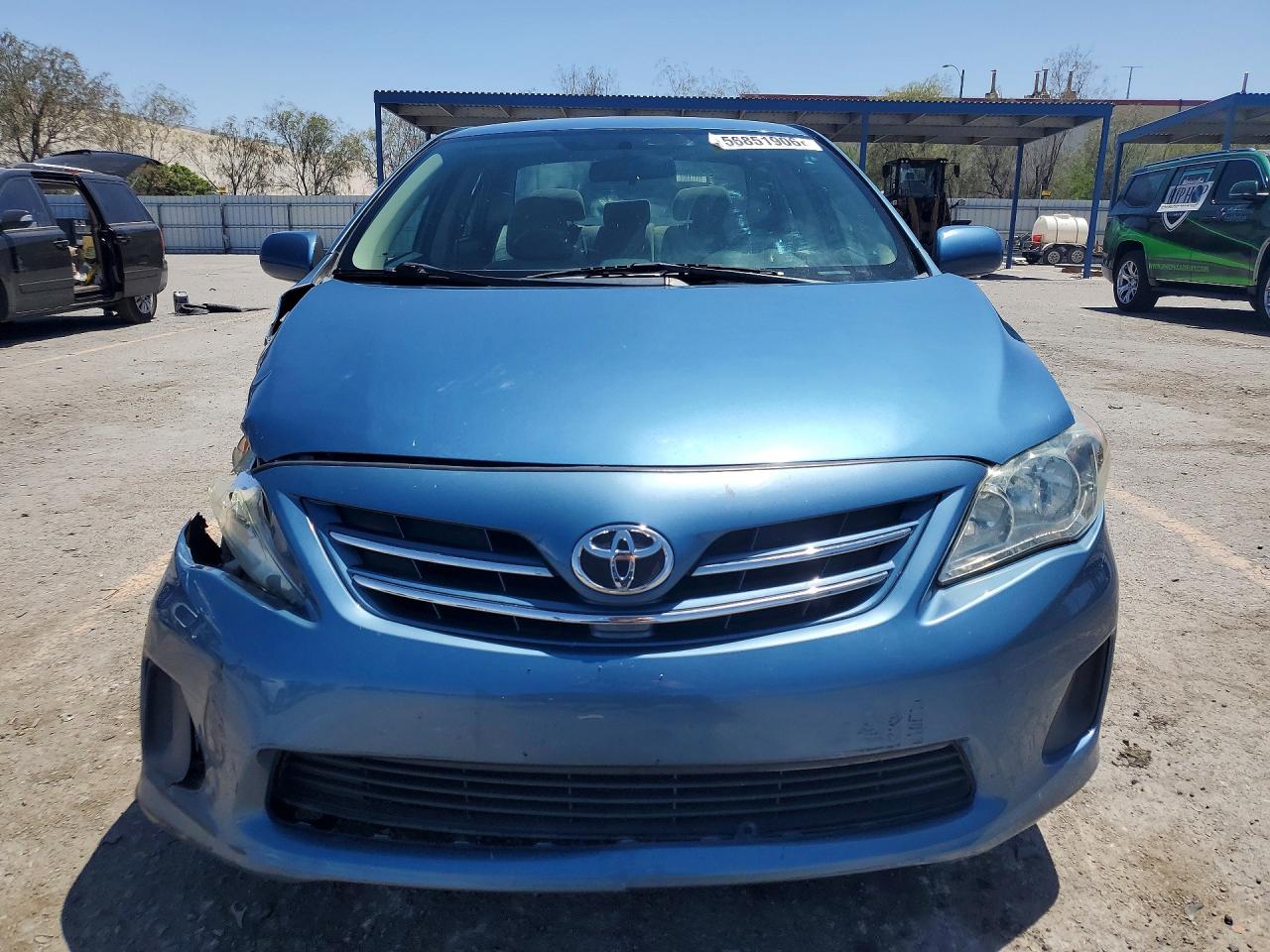 2013 Toyota Corolla Le Blue vin: 5YFBU4EE3DP128222