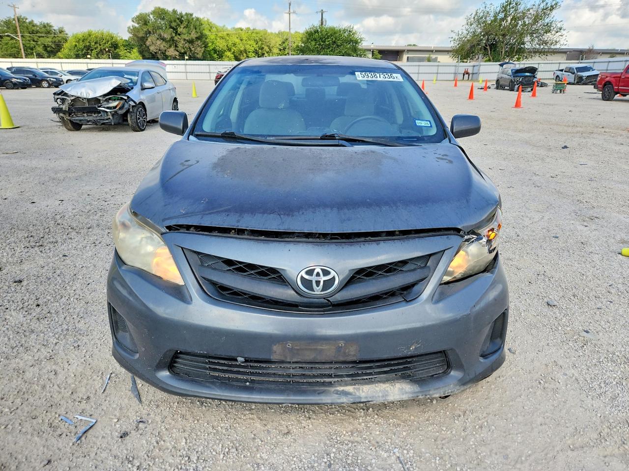2013 Toyota Corolla Le Automatic Gray vin: 5YFBU4EE3DP131492