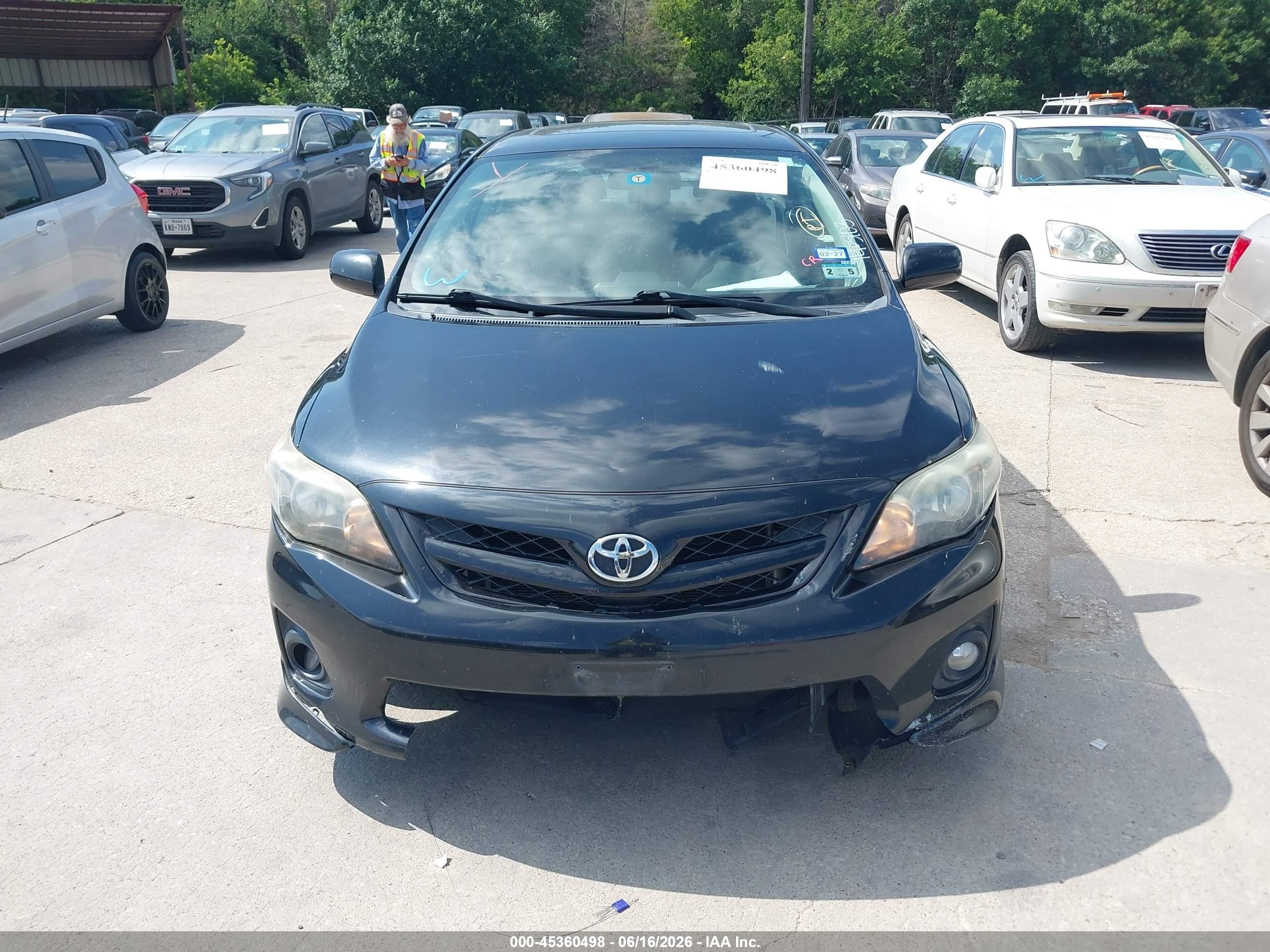 2013 Toyota Corolla S Black vin: 5YFBU4EE3DP145103