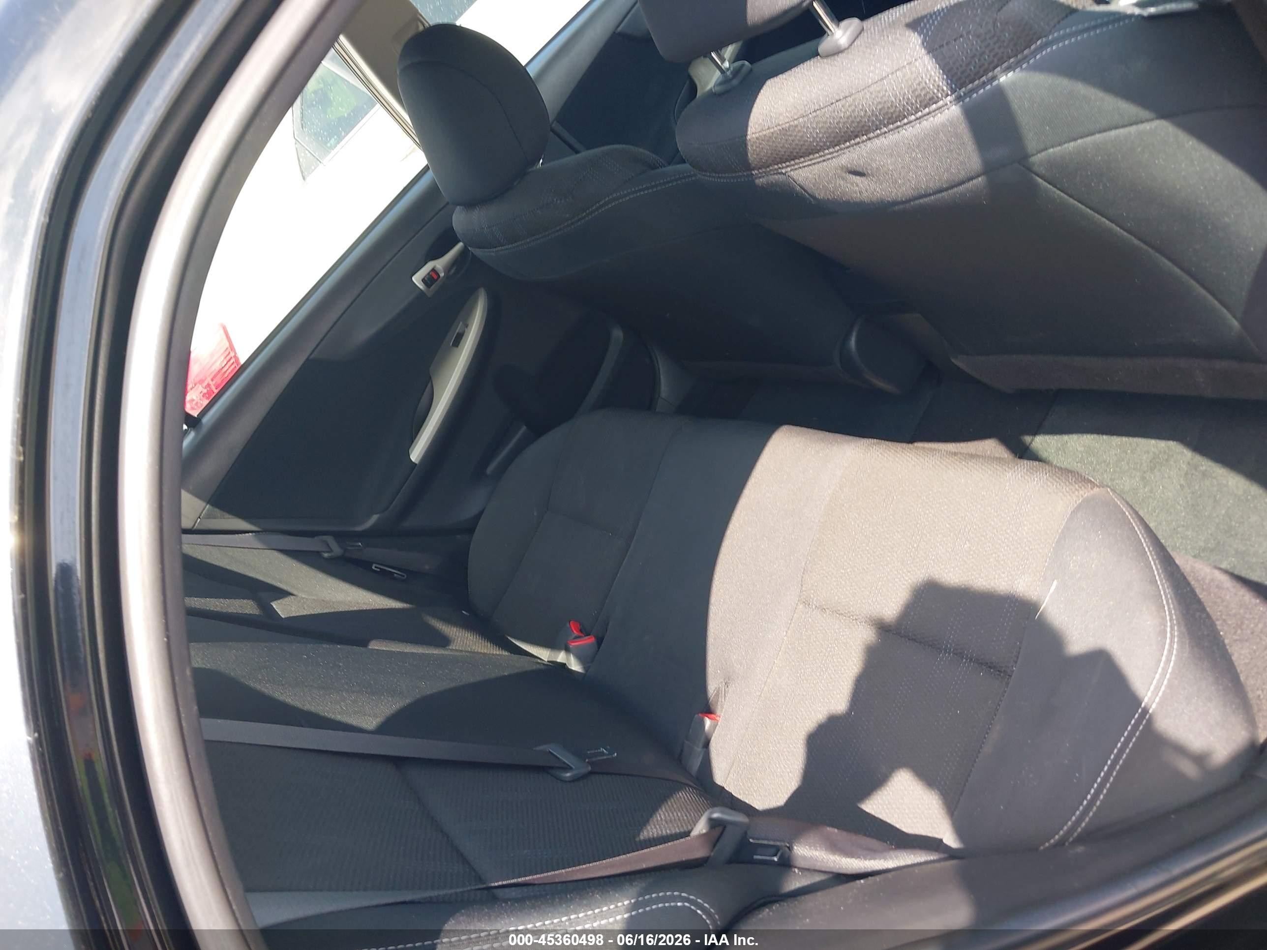 2013 Toyota Corolla S Black vin: 5YFBU4EE3DP145103