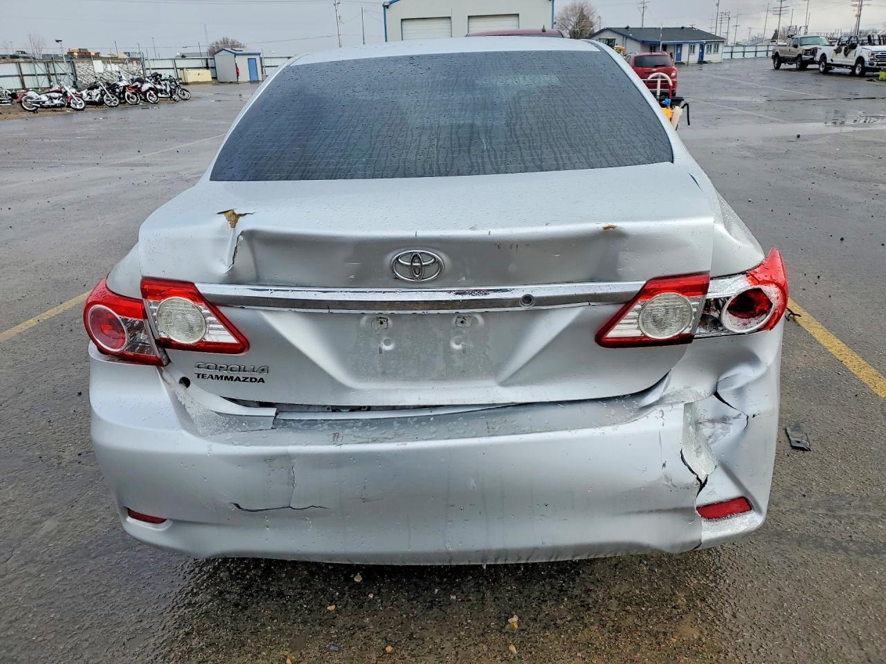 2013 Toyota Corolla Gray vin: 5YFBU4EE3DP145490