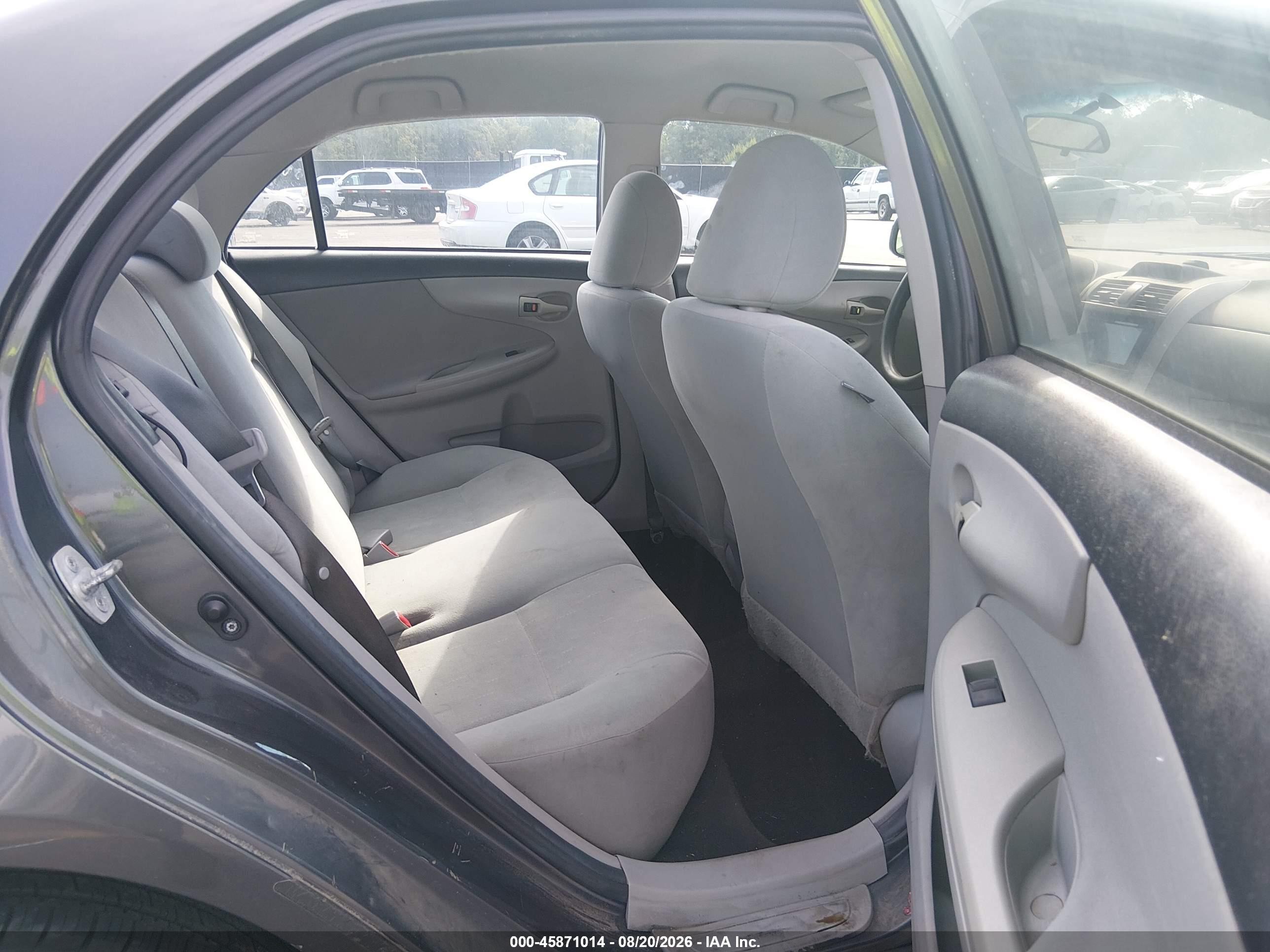 2013 Toyota Corolla L Gray vin: 5YFBU4EE3DP149071