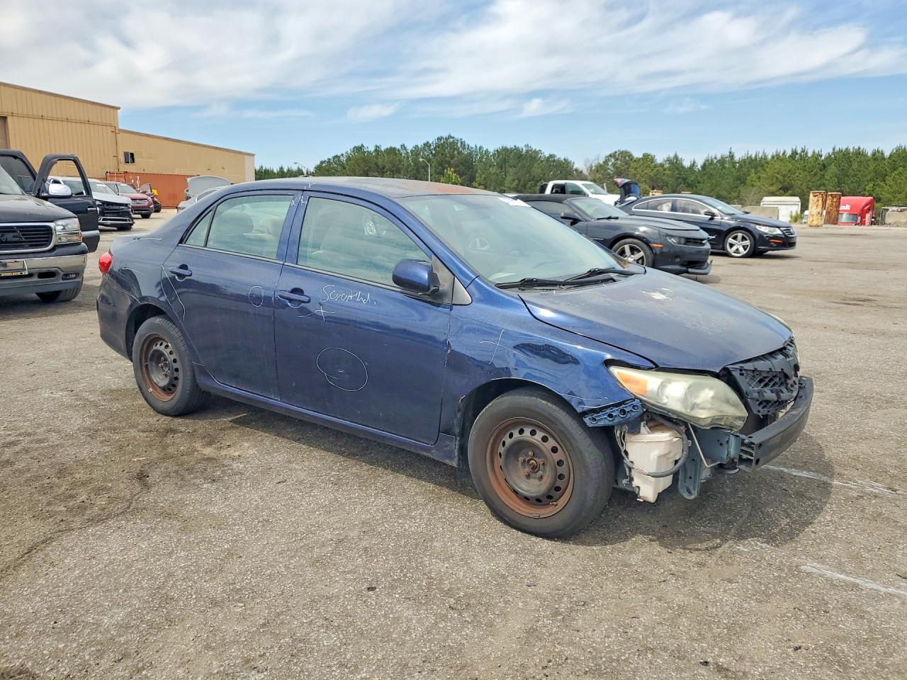 2013 Toyota Corolla L Blue vin: 5YFBU4EE3DP156988