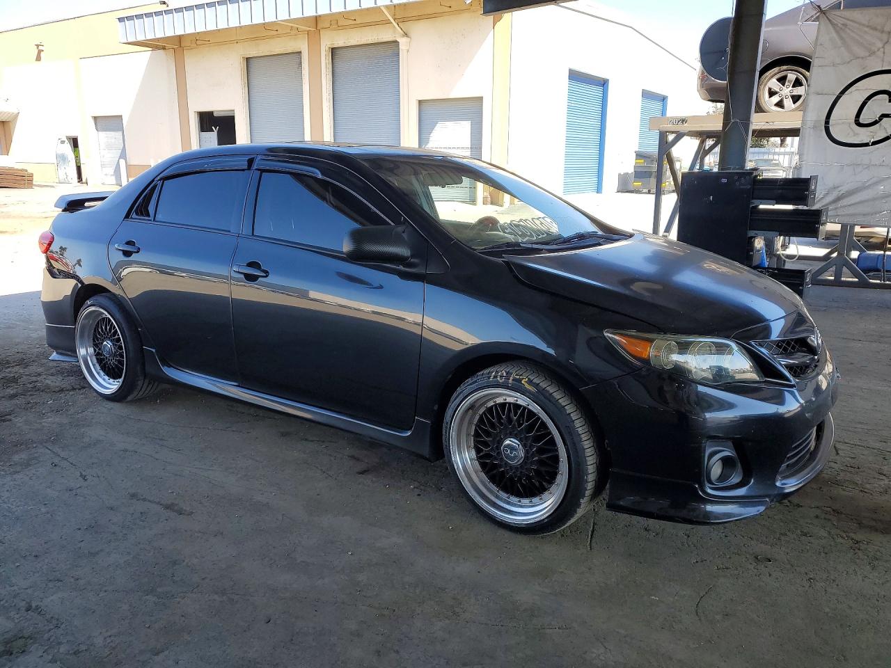 2013 Toyota Corolla S Black vin: 5YFBU4EE3DP162497